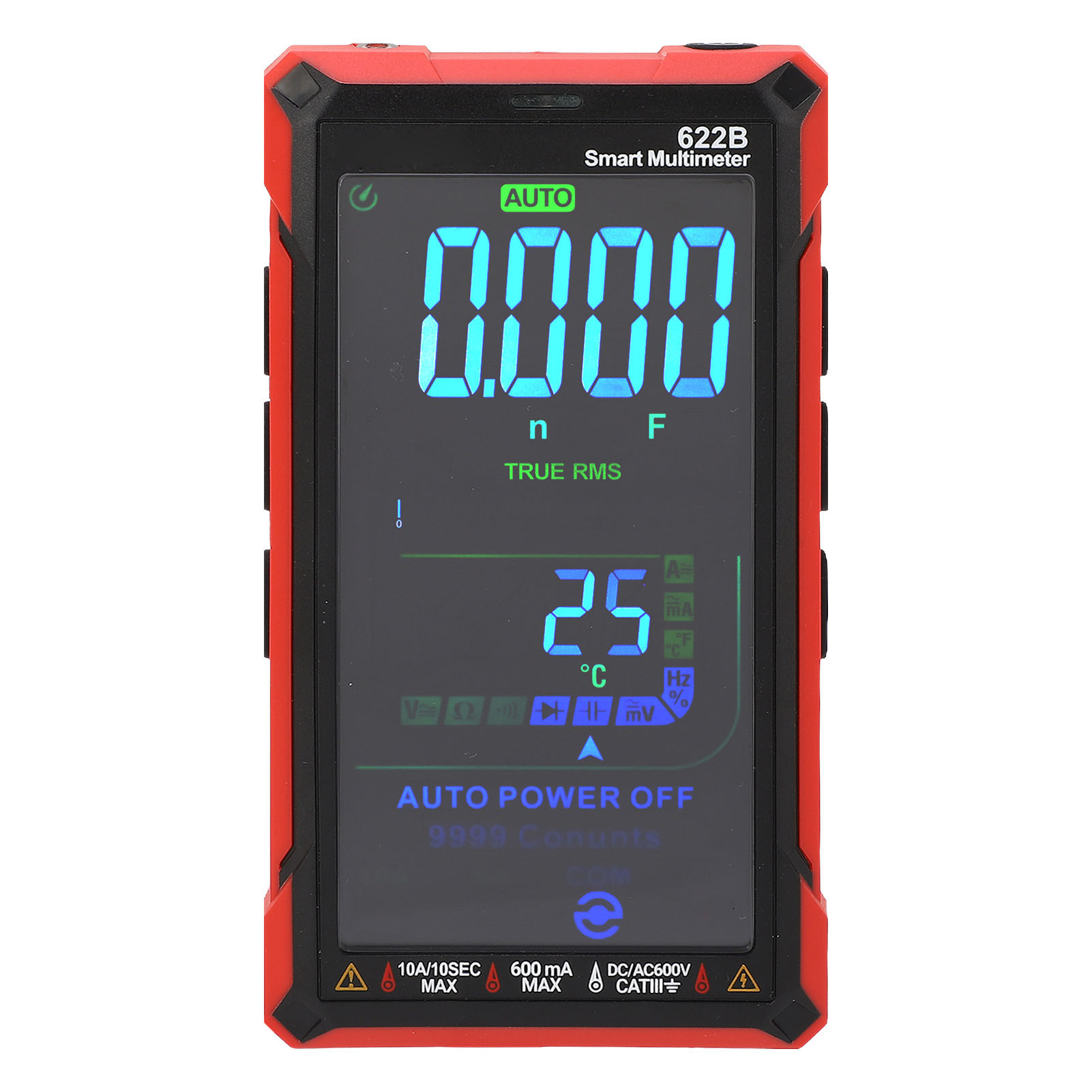 Intelligentes Digitales Multimeter Mit Wiederaufladbarem Touchscreen, Hoher Präzision, Automatischem, Fehlerfreiem Elektrischem Tester-kit Pro.
