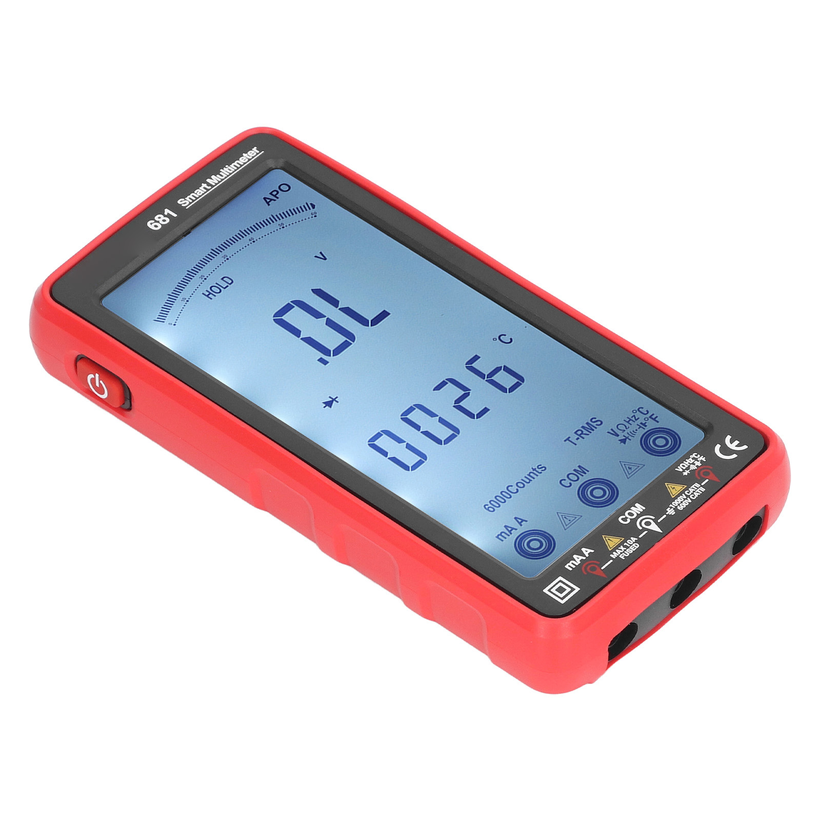 Ncv-berührungsloses Multimeter Mit Überhitzungsschutz, Automatischer Vollflächiger Lcd-anzeige, Intelligentem Spannungs- Und Stromprüfer.