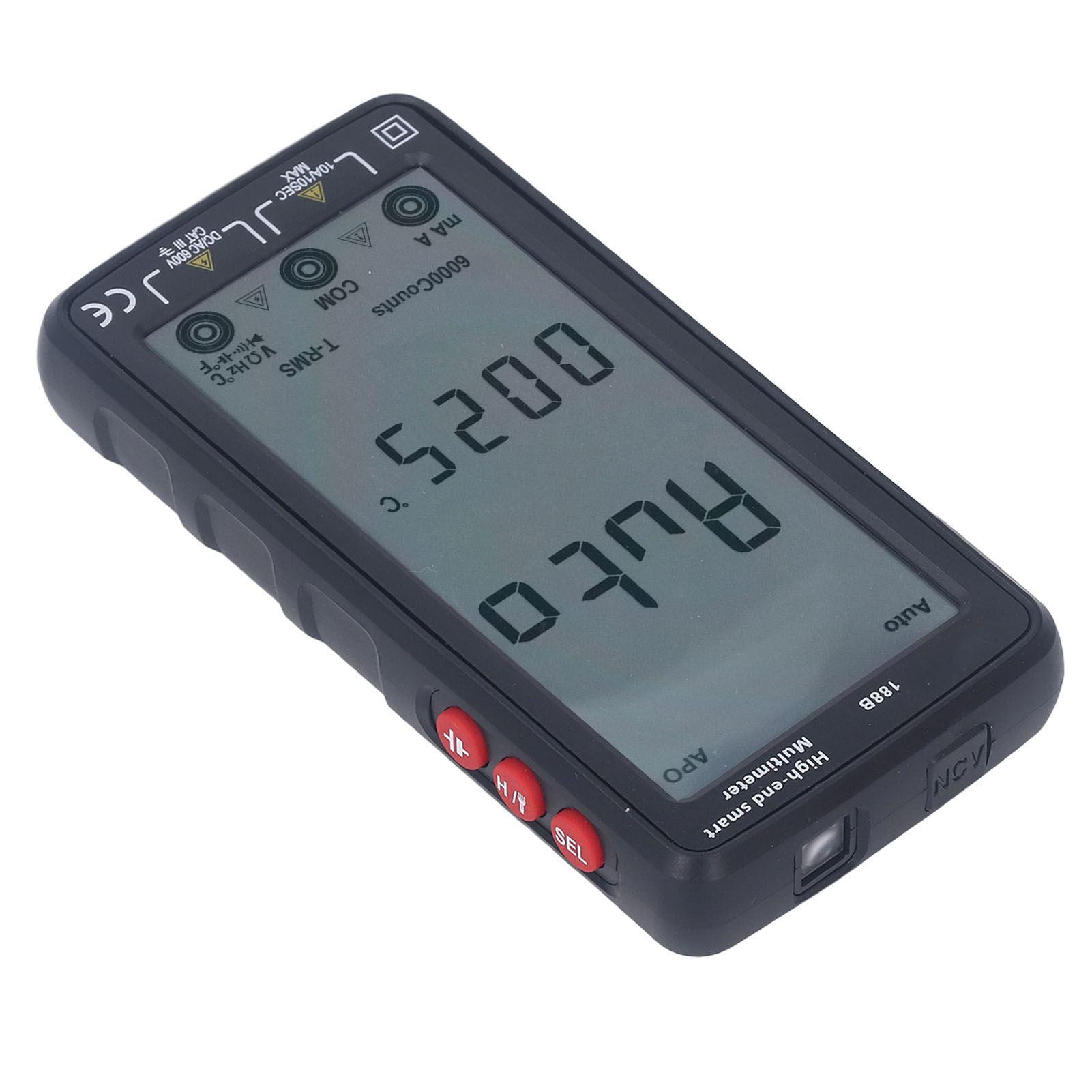 Digitales Usb-wlan-multimeter Mit Digitalanzeige, Spannungs-, Temperatur-, Widerstands-, Strom-, Kapazitäts-, Voltmeter- Und Amperemeter-funktion