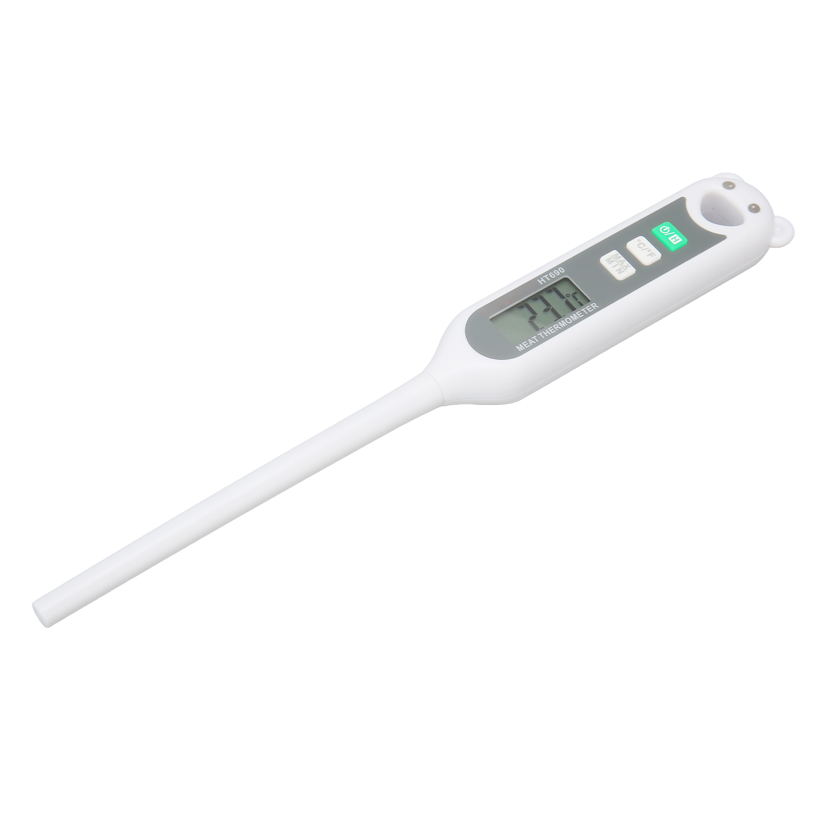 Digitales Fleischthermometer Ht690 Mit Lcd-bildschirm Und Sonde, Elektronische Temperaturmessung -50 Bis 300 °c, Genau Und Schnell Für Den Küchengebrauch.