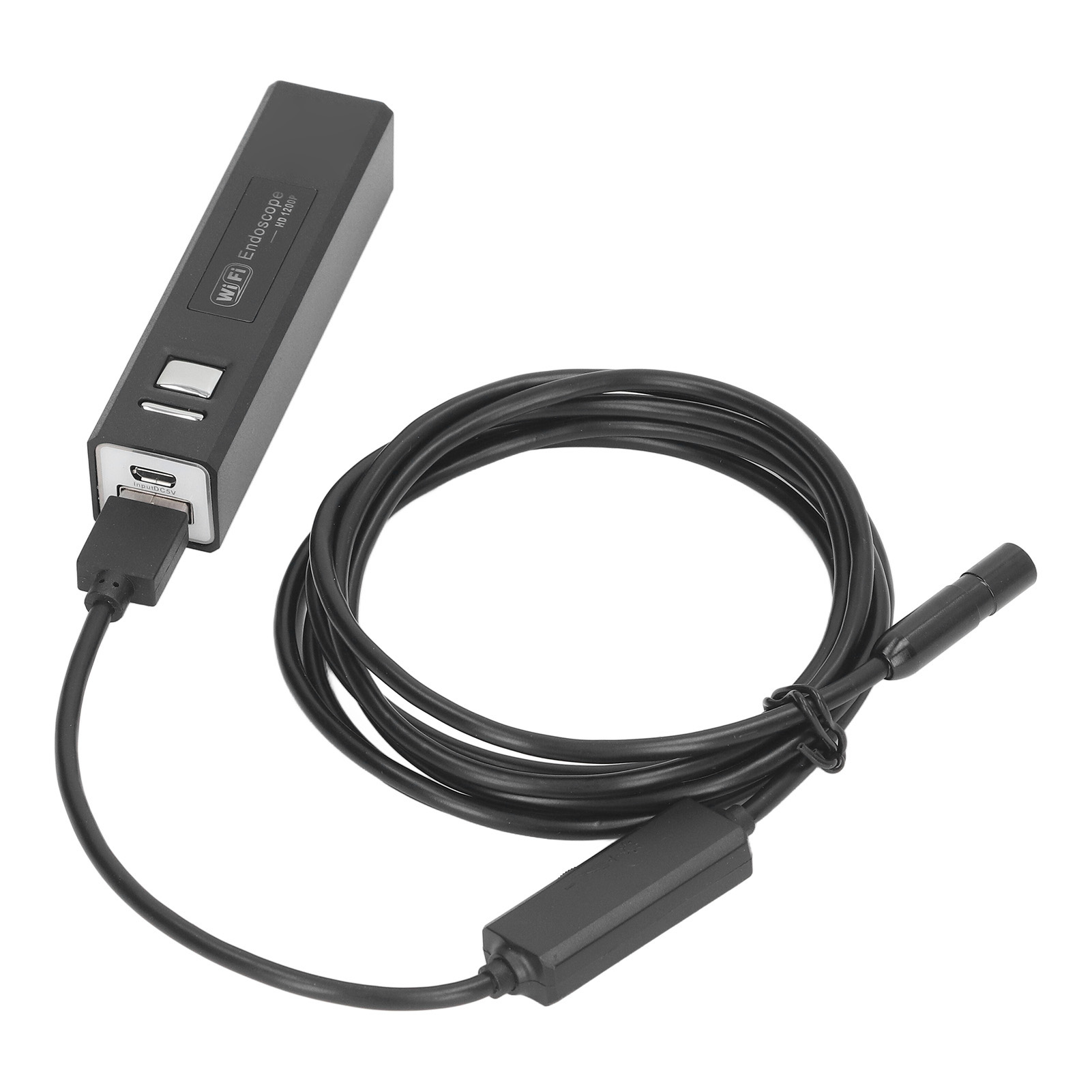 Industrielle Wlan-endoskopkamera Mit Zusatzbeleuchtung, Ip67 Wasserdicht, 70°-objektiv, 10 M Endoskop, 10 M Kabel, 2,4-ghz-frequenz