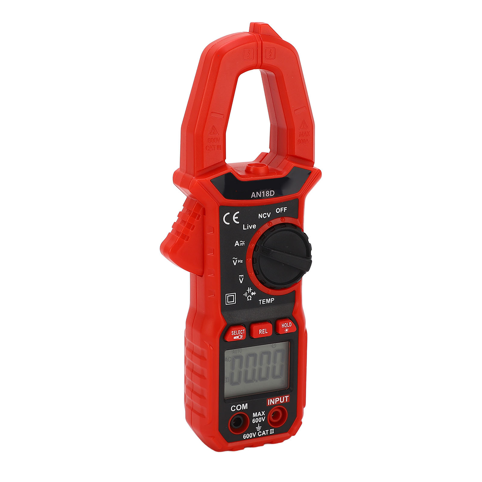 Digitales Zangenmultimeter Mit 6000 Zählern, Präzise Messung Von Wechsel- Und Gleichspannung, Strom, Kapazität, Widerstand, Dioden, Professionelles Elektrisches Prüfgerät