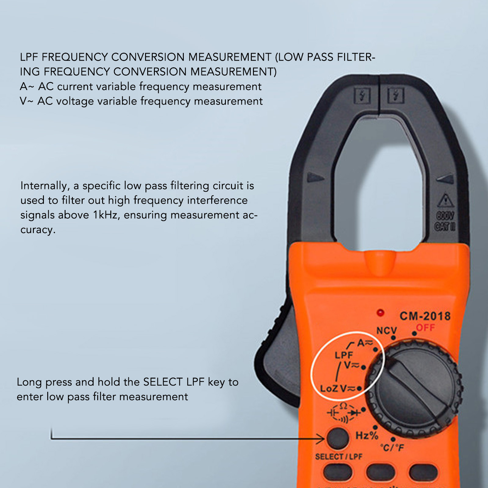 Digitales Ac/dc-zangenmessgerät, Multimeter Zur Messung Von Spannung, Strom, Frequenz Und Widerstand, Hochpräzise, Professionelles Elektrisches Testgerät