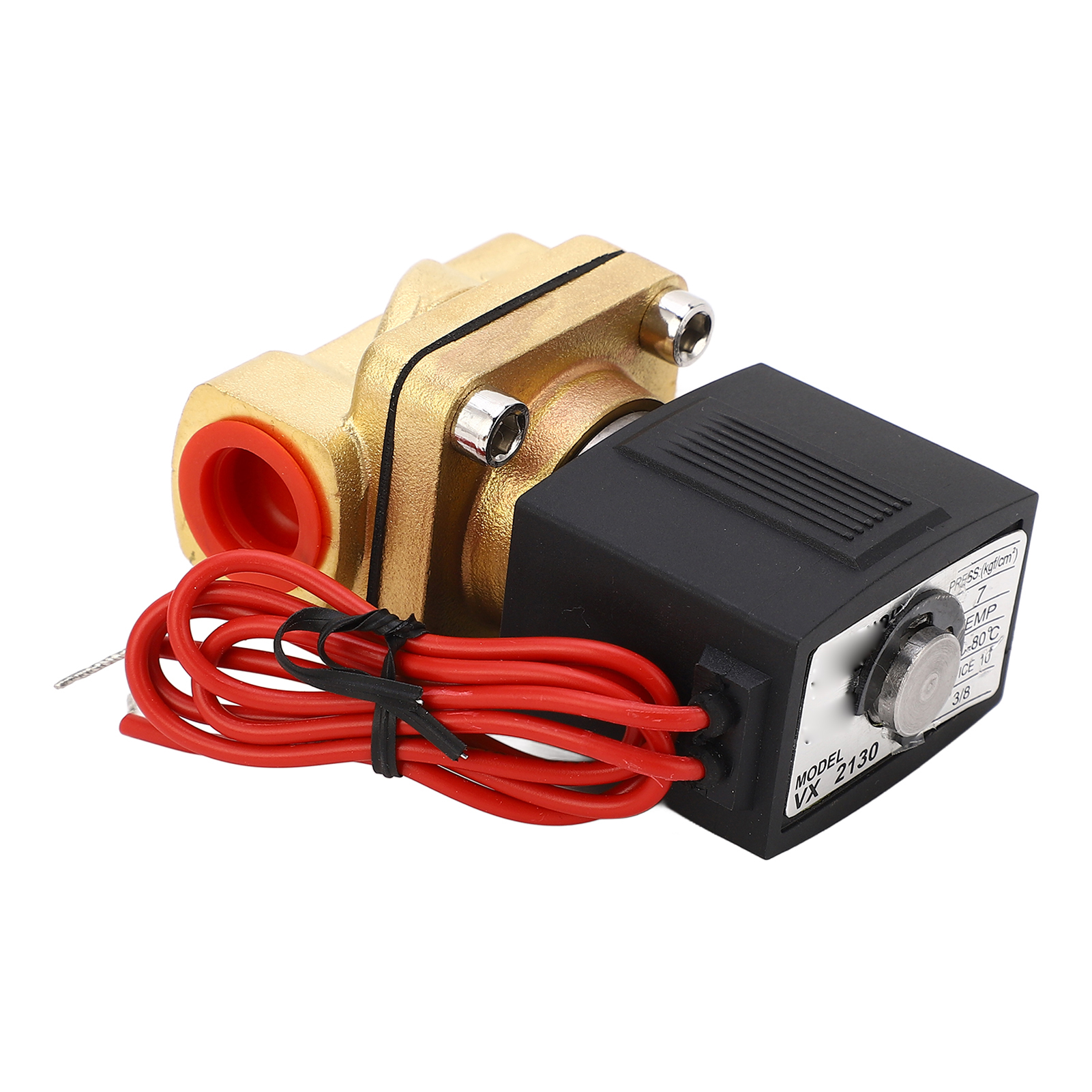 Schnellwirkendes Pneumatisches Magnetventil, Messinggehäuse, Zuverlässige Abdichtung, Normalerweise Geschlossen, Für Luft Und Öl, G3/8-anschluss, 24 V Dc.