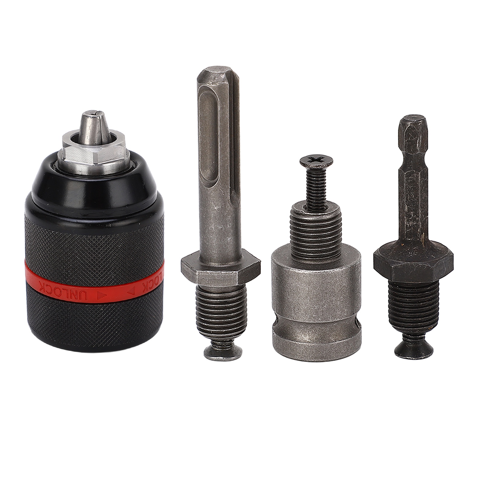 13-mm-selbstspannbohrfutter, Schlüssellos, Bereich 2-13 Mm, Schnellwechselsystem, 63-mm-sechskantaufnahme, Robuste Manuelle Klemmung.