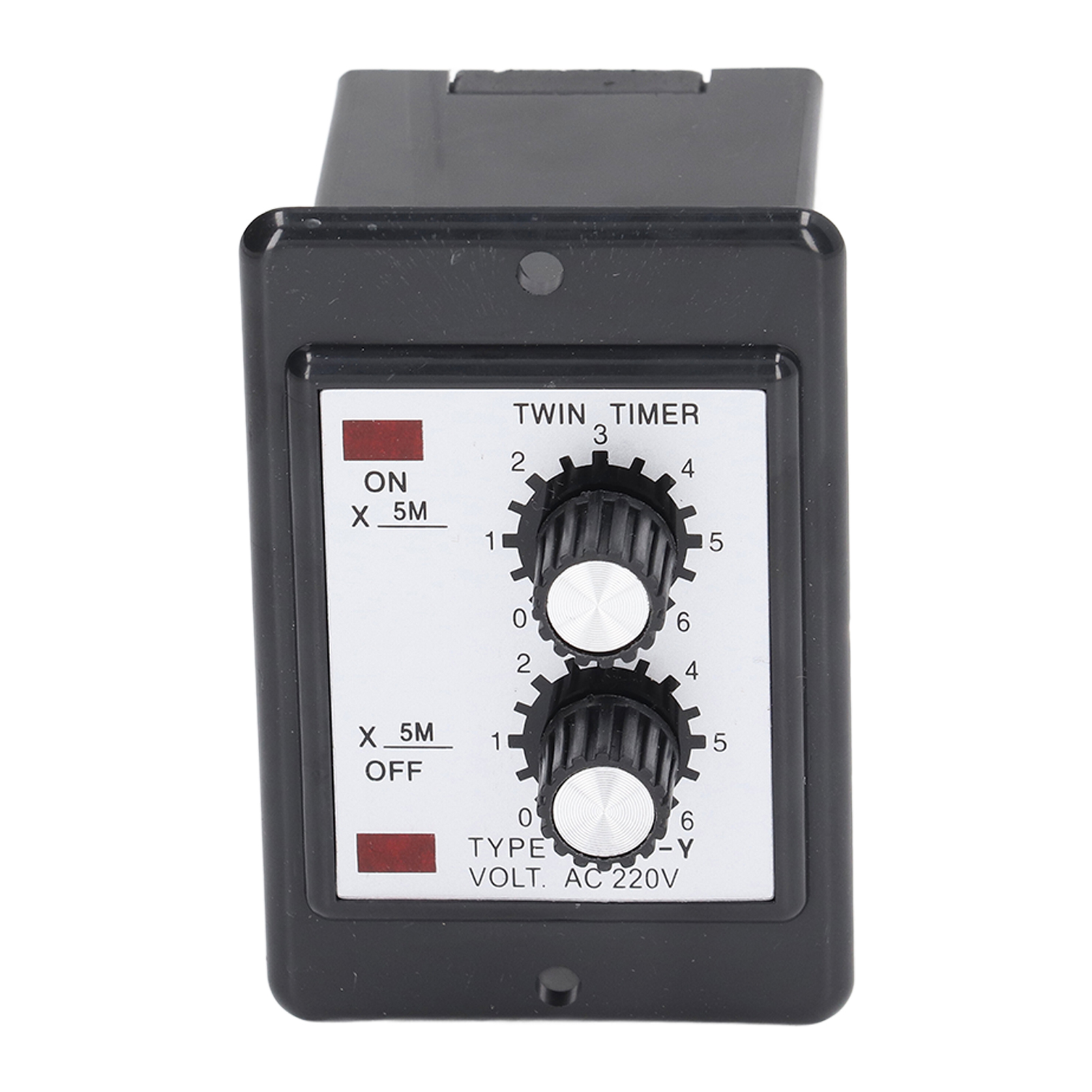30m Hub-doppelzyklus-zeitverzögerungsrelais, 1no 1nc Wechslerkontakt, Ac220v 5a, Einstellbarer Verzögerungstimer Für Die Industrielle Automatisierung.