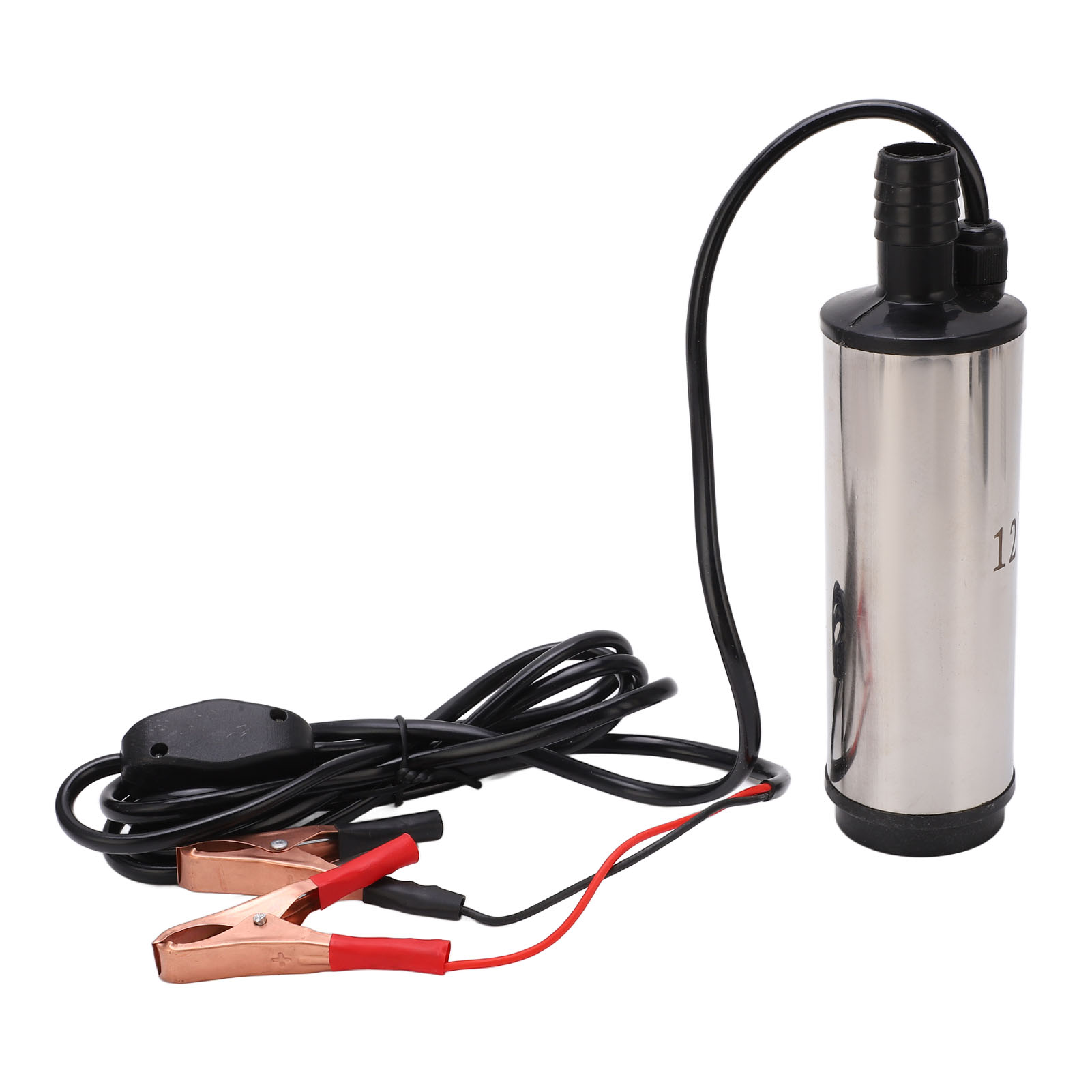 12v Dc Kraftstoffförderpumpe Mit Filter, Edelstahl, Fördermenge 45-50l/min, Für Diesel Und Heizöl, Tragbare Mini-hebepumpe.