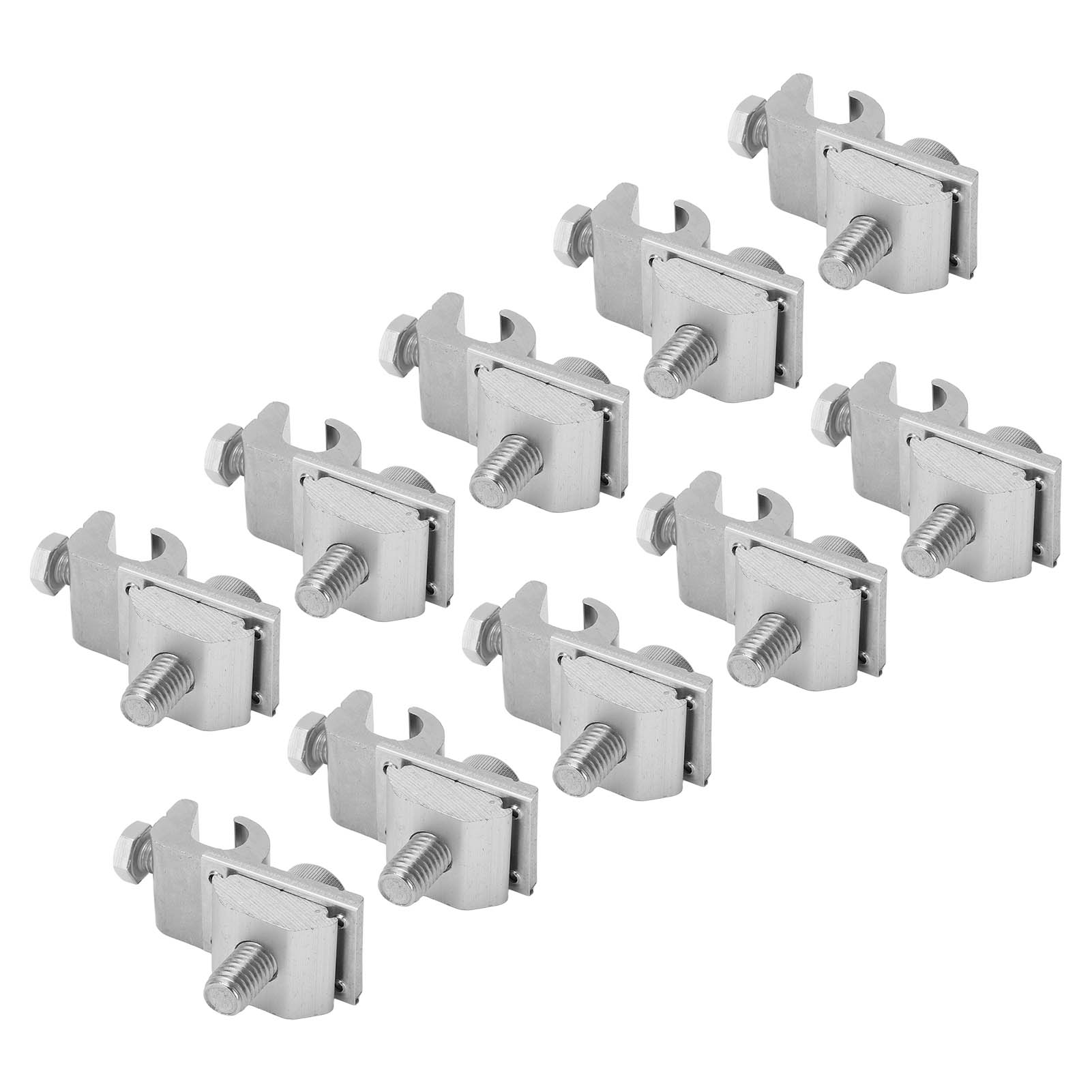 10 Solarmodul-montageclips, Erdungsclips, Kabelklemmen, Photovoltaik-steckverbinder, Montagehalterungen