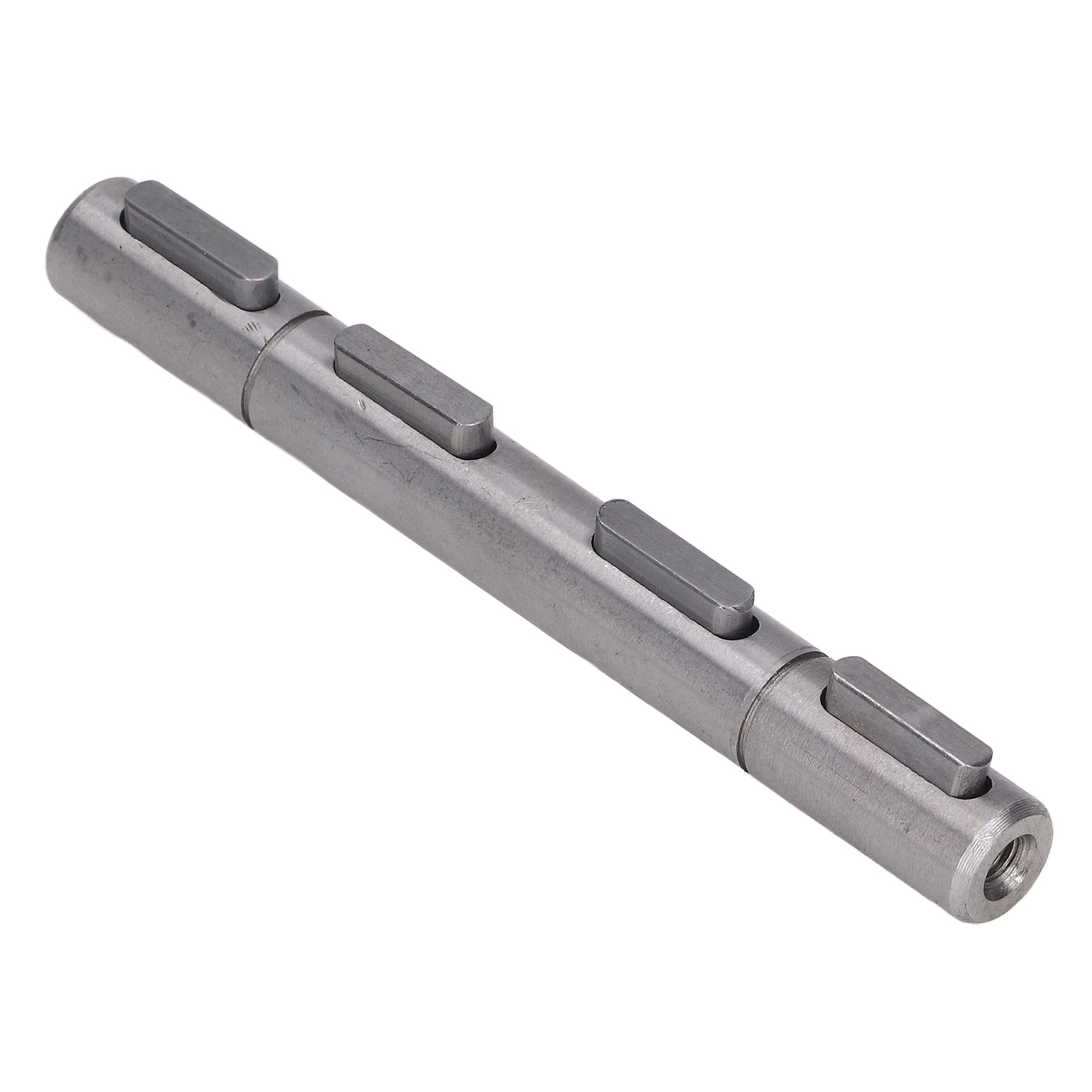 Doppelwellen-schneckengetriebe, Ø14 Mm, Länge 128 Mm, Hohe Belastbarkeit, Doppel-schrittmotor