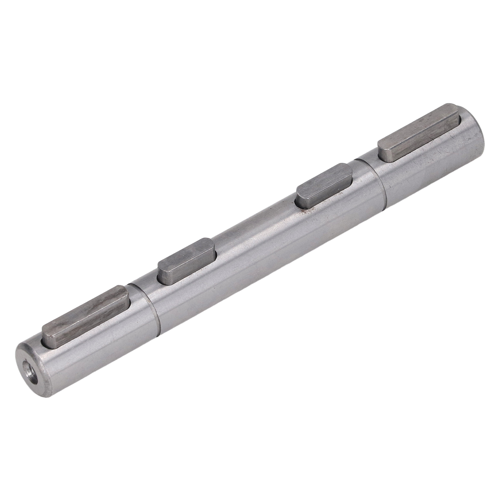 Doppelwellen-schneckengetriebe, 18 Mm Durchmesser, 164 Mm Länge, Legierter Stahl, Leiser Schrittmotor, Geräuscharm