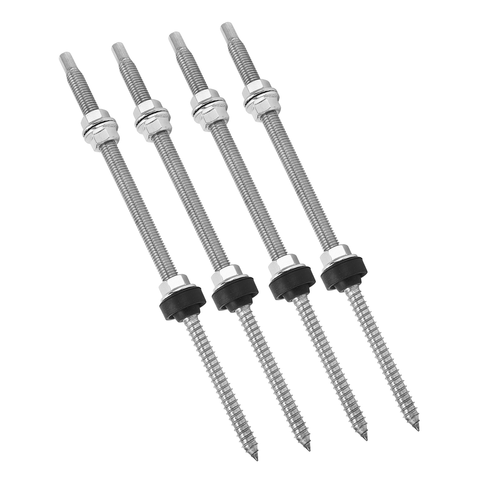 Doppelköpfige Photovoltaik-befestigungsschrauben Aus Korrosionsbeständigem Edelstahl, 4er-set Zur Befestigung Von Solarmodulen.