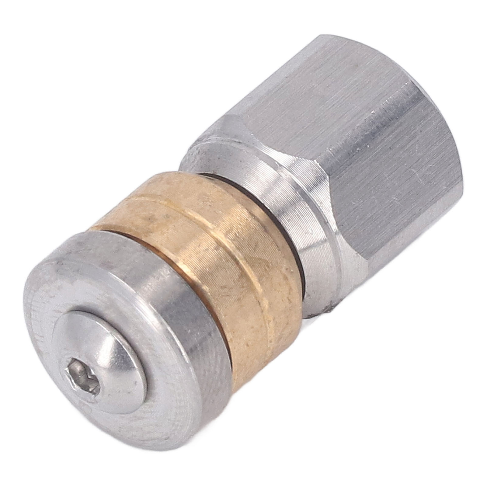 Hochdruck-reinigungsdüse Aus Edelstahl Und Messing, Mini-rohrreinigungsdüse Für Rohre Und Abflüsse, Für Warm- Und Kaltwasser, 5000 Psi, G1/4-innengewinde, Kompakt Und Langlebig