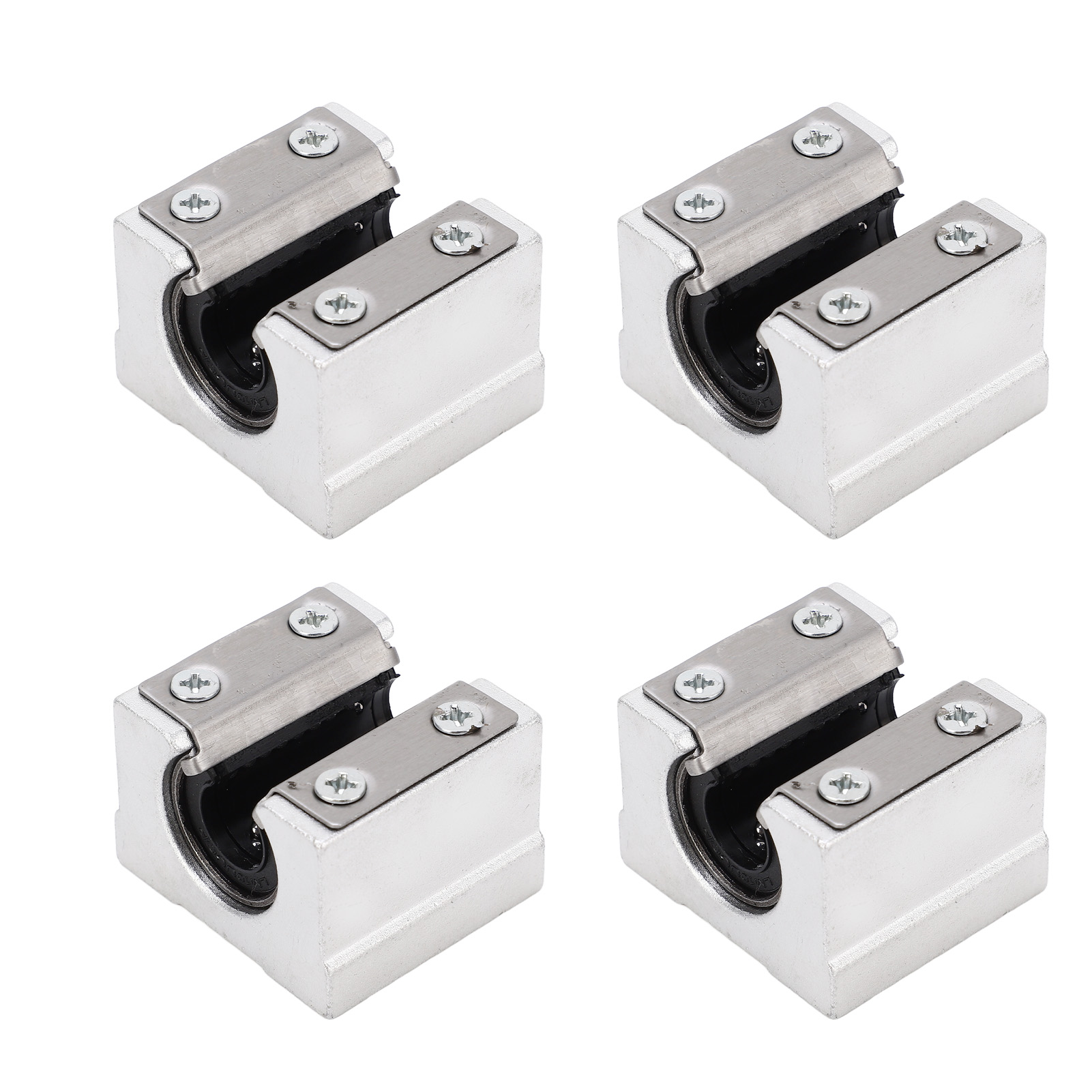 Satz Mit 4 Aluminium-gleitblöcken Sbr10uu Mit Kugellager Für Linearbewegung, Kugellager Für Cnc-werkzeugmaschinen