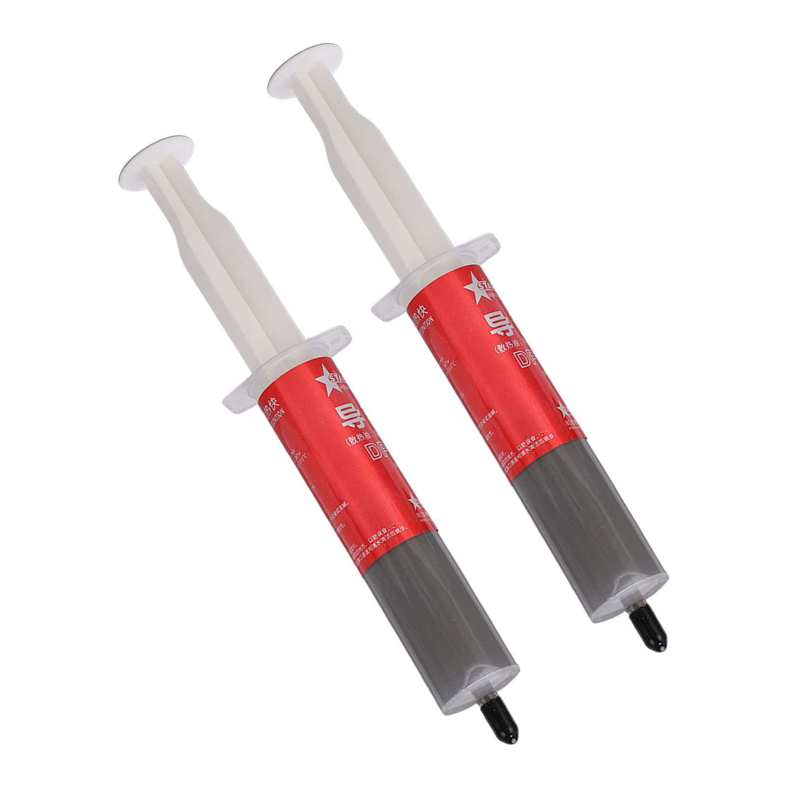 Wärmeleitpaste (2 Stück), Wärmeleitendes Silikonfett, Spritze, Pc-zubehör, Cpu-kühlkörper, Prozessorkühlung, Computerkomponente