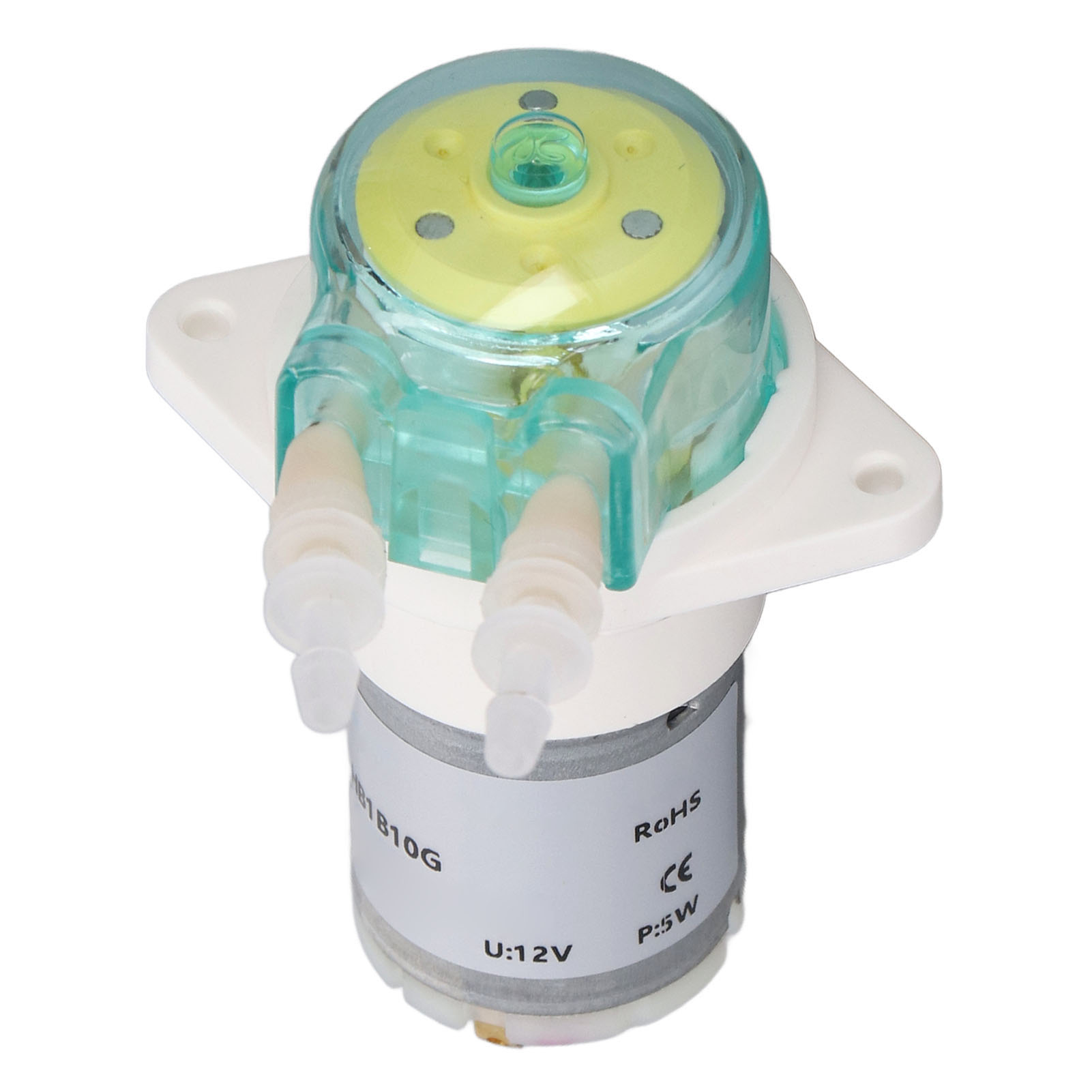 5-w-schlauchpumpe Mit Niedrigem Durchfluss (122 Ml/min, 12 V) Für Flüssigkeiten, Labor, Hydrokultur, Getriebe, Kraftübertragung, Präzision, Dosierung, Zirkulation, Mini-dosierpumpe