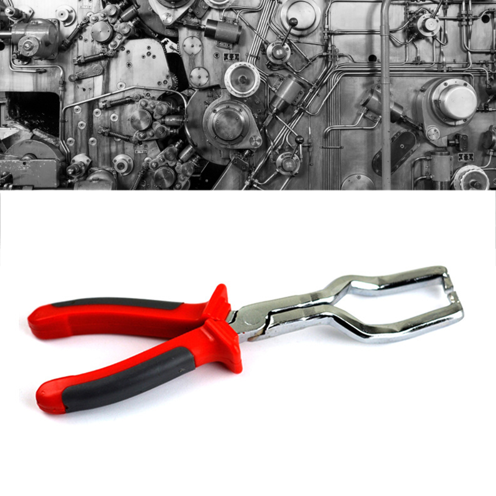 Kraftstoffschlauchschelle Von Petro Line, Rutschfester Pvc-griff, Roter Legierter Stahl, Schlauchtrennwerkzeug Für Die Kfz-reparatur