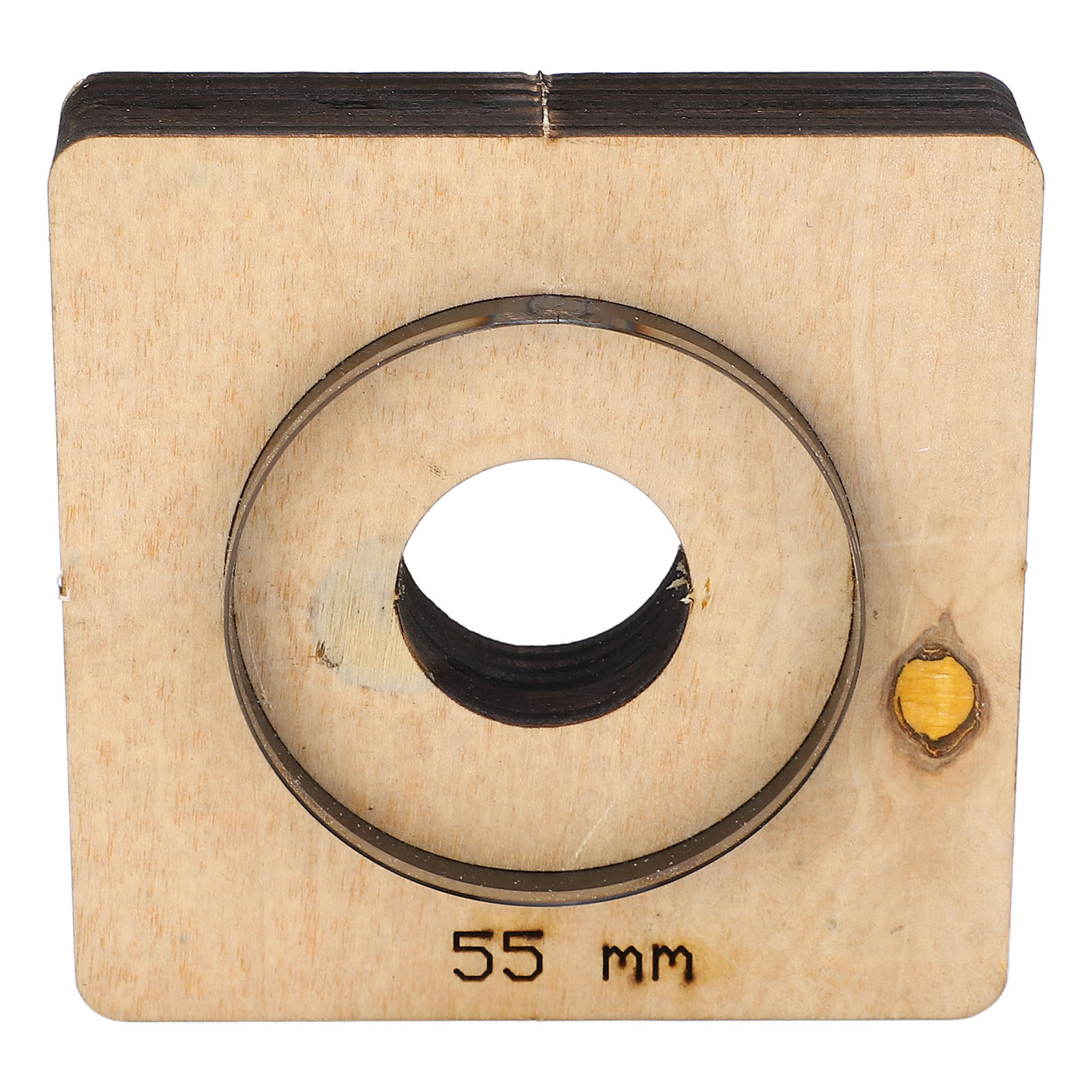 55 Mm Runder Hohlkeksausstecher Aus Stahl, Diy-lederstanzform, Legierungsstempel Für Diy-projekte, Präzise Perforationsform.