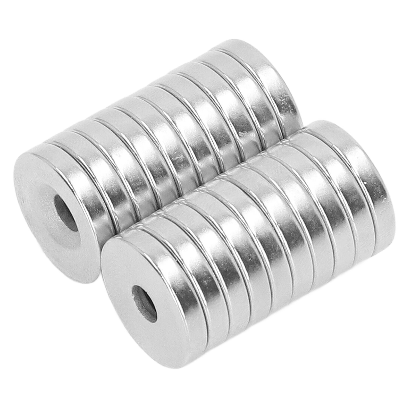 20 Starke Neodym-scheibenmagnete, 4 Mm Senkbohrung, Seltenerdmagnete Für Werkstatt, Heimwerken, Büro, Wissenschaft