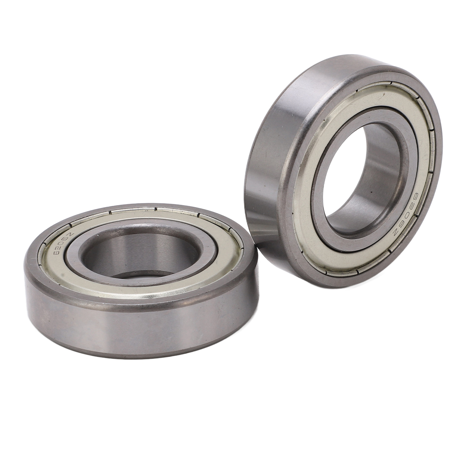 6206rs 30x62x16 Mm Kugellager – 2er-pack, Rillenkugellager, Doppelte Gummidichtung, Abgedichtete Laufräder, Industrielager.