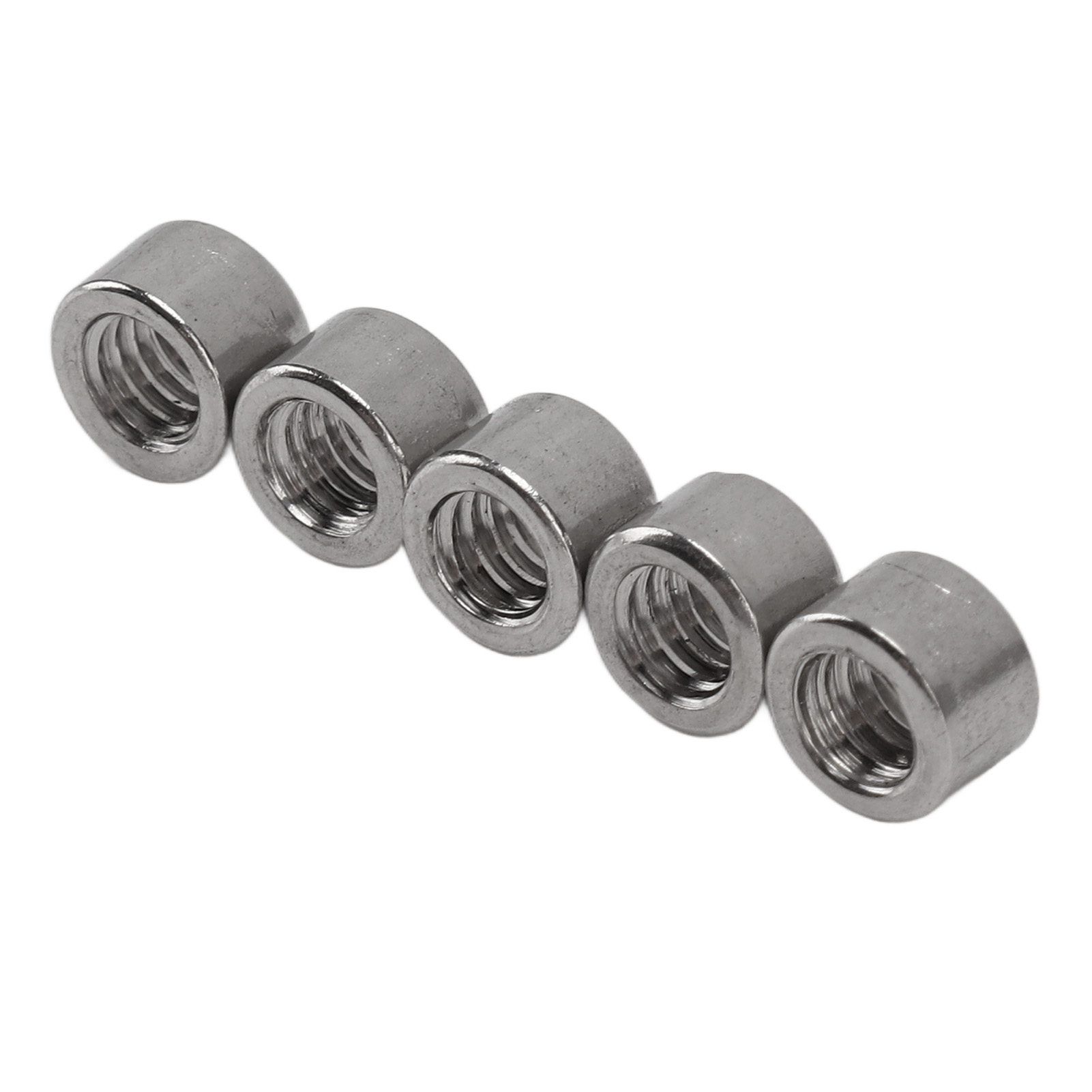 Runde Verbindungsmuttern M4x0,7, 50 Stück, Länge 4 Mm, Edelstahl 304, Robuste Verbinder Für Reparaturen Und Wartungsarbeiten.