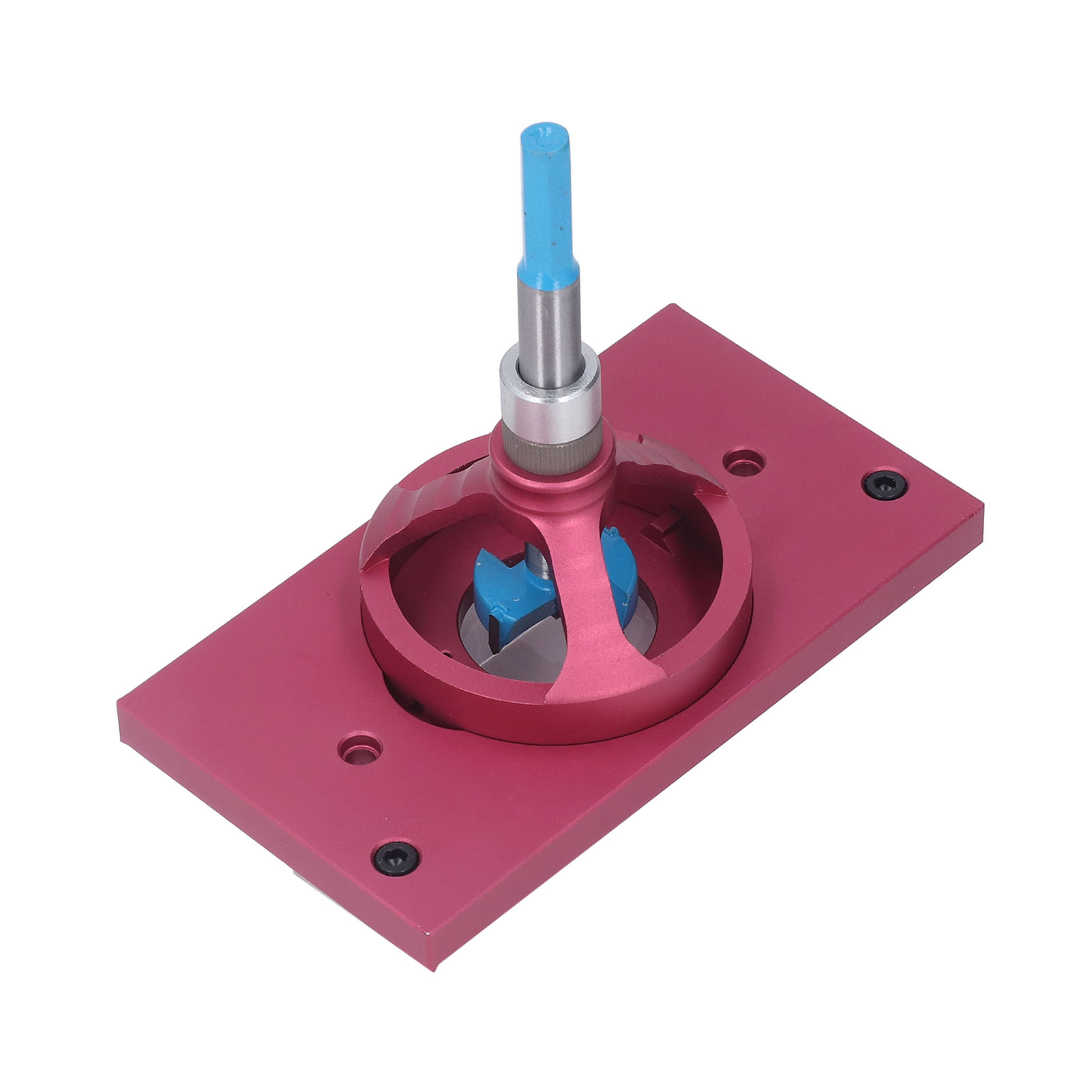 Scharnierschablonen-set, Bohrschablone Aus Aluminiumlegierung Für Türen, Schränke Und Beschläge, Werkzeug Zum Öffnen Von Löchern.