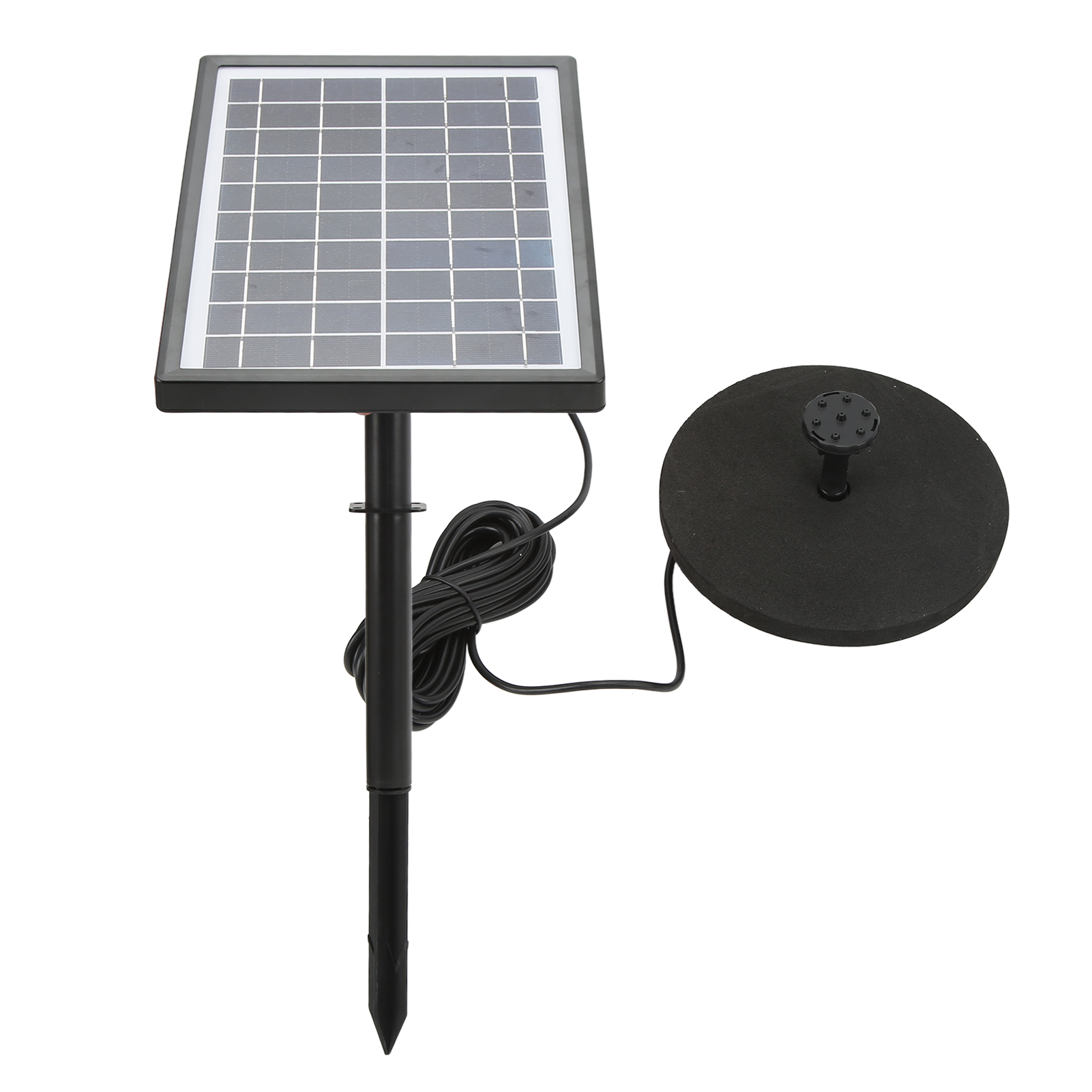 Abs-solarbrunnenpumpe Mit Integriertem Wasserstandssensor, Dc8v-netzteil, Für Den Einsatz Im Gartenteich, Separates Mikro-kit.