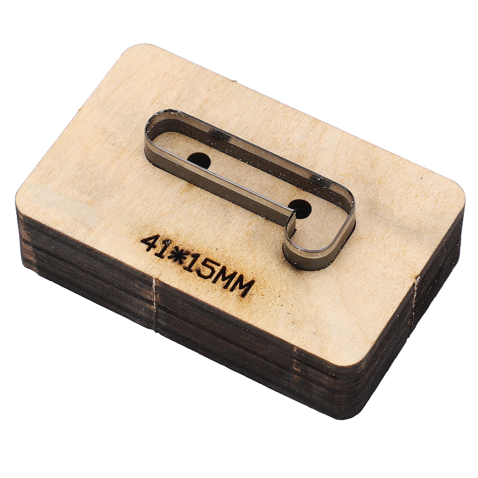 Lederlocher Aus Hochfestem Legiertem Stahl, Formnummer 1, Perforierte Stanzform, Hochleistungsstanzwerkzeug.