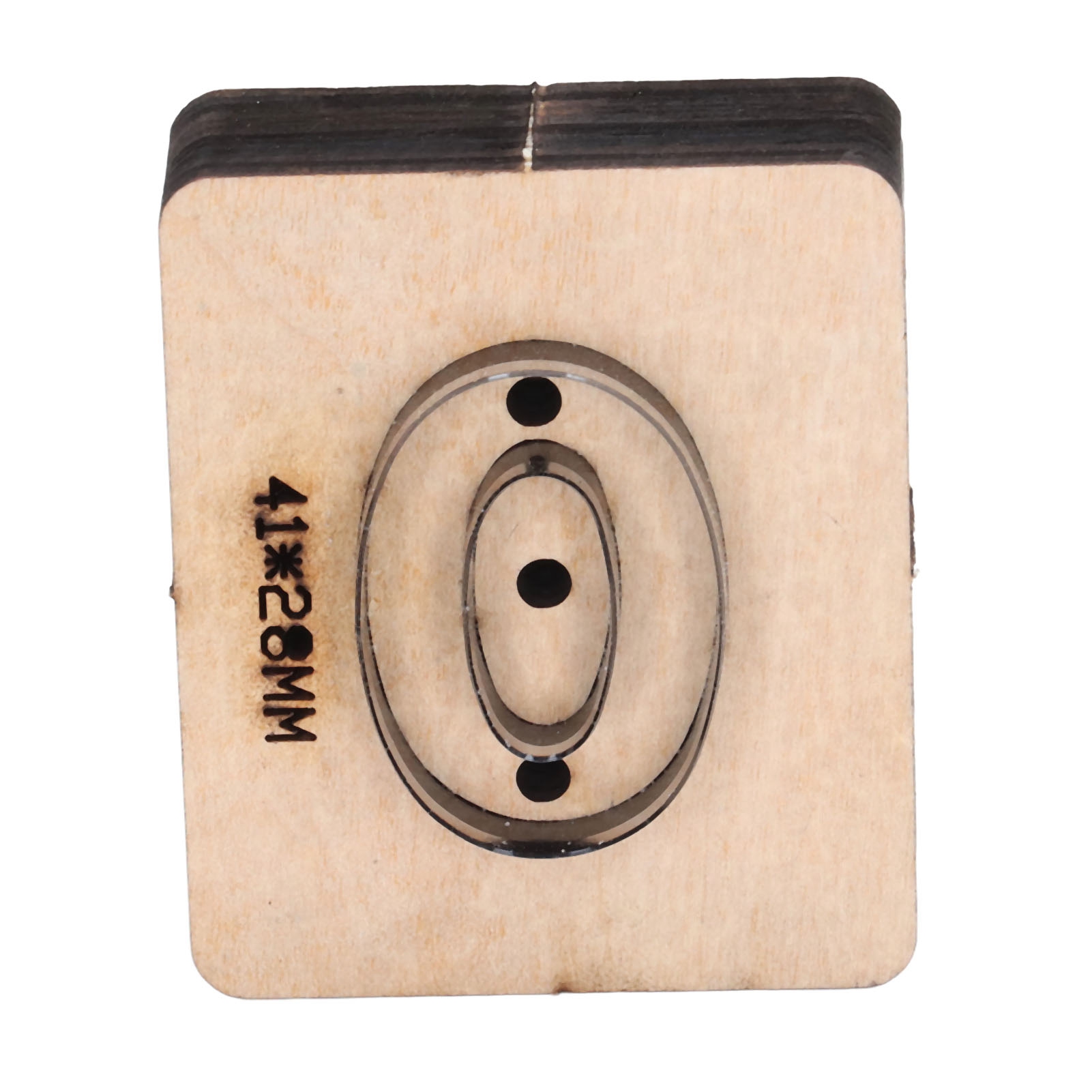 Stanzform Für Leder, Formnummer 0, Stahlschneider Für Karton Und Gummi, 41 X 28 Mm Stanzstempel, Präzisionsstanzform