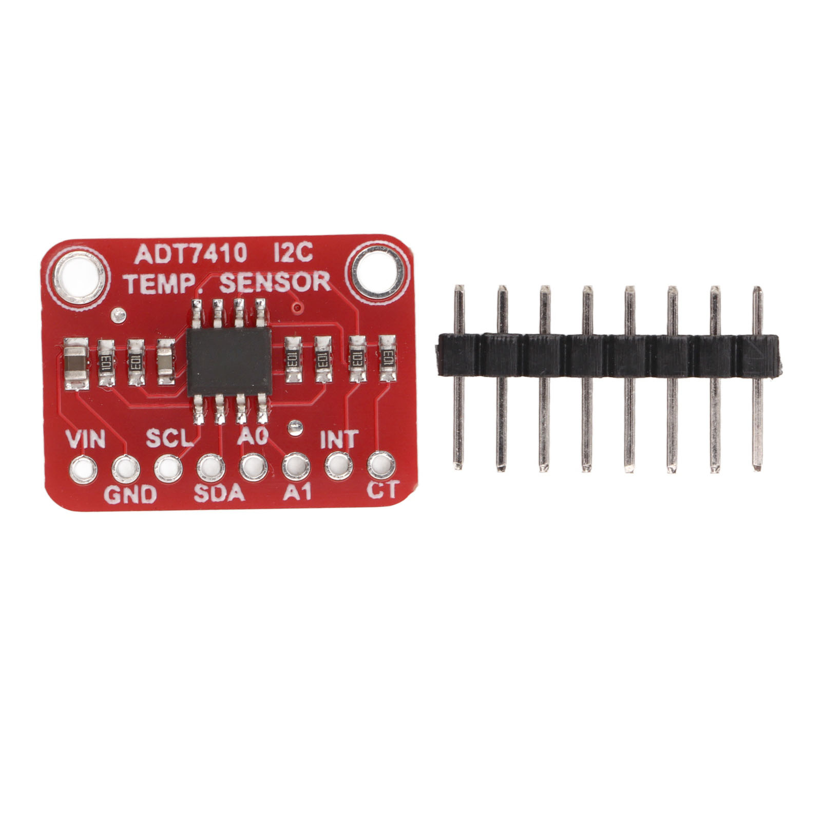 Adt7410 I2c-temperatursensor, Genauigkeitsmodul -40 °c Bis +105 °c, 2,7 V–5 V Dc Breakout-board, Hochzuverlässige Digitale Schnittstelle