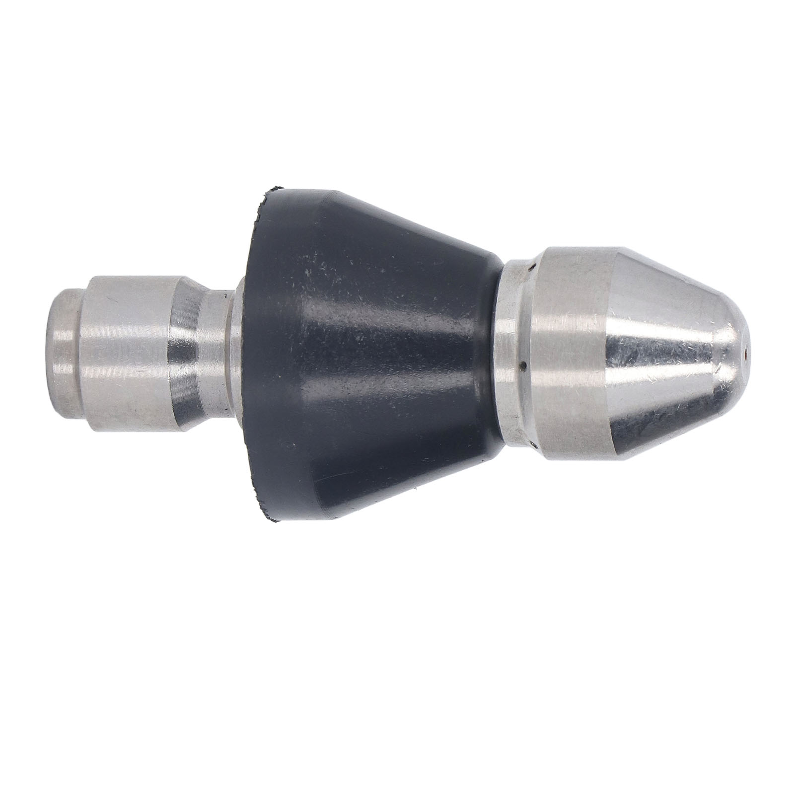 Hochdruck-primer Mit Spitzer Turbodüse, Kompakte 5000-psi-mini-rotationsdüse Aus Edelstahl, Austauschbarer Hinterer Mittelkopf, 6 Bohrungen, 3/8-zoll-npt-anschluss