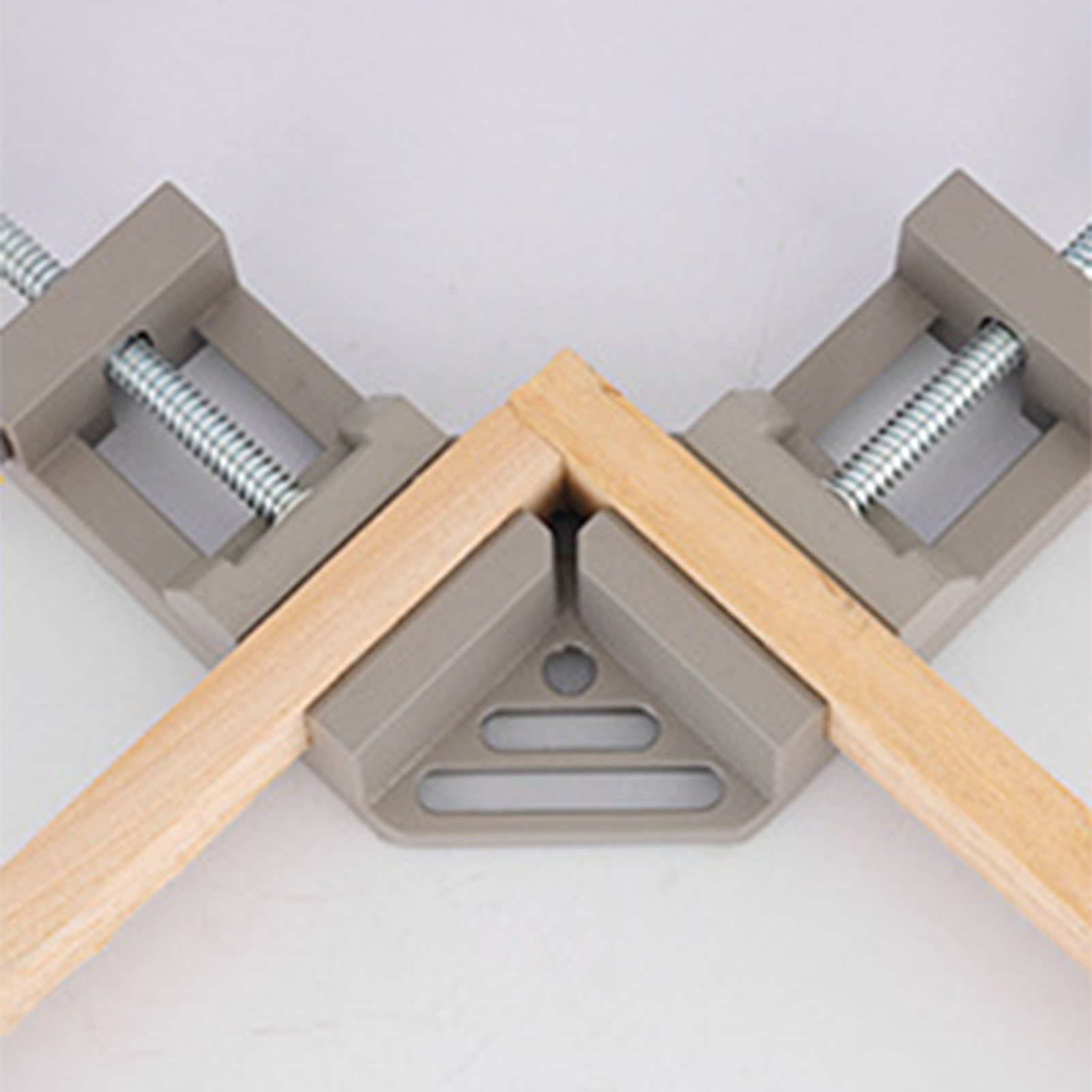 Rechtwinklige Klemmvorrichtung Aus Aluminium Und Rutschfestem Stahl, Verstellbare Klemme Für Schreiner, Doppelgriff, 90°-haltewerkzeug.