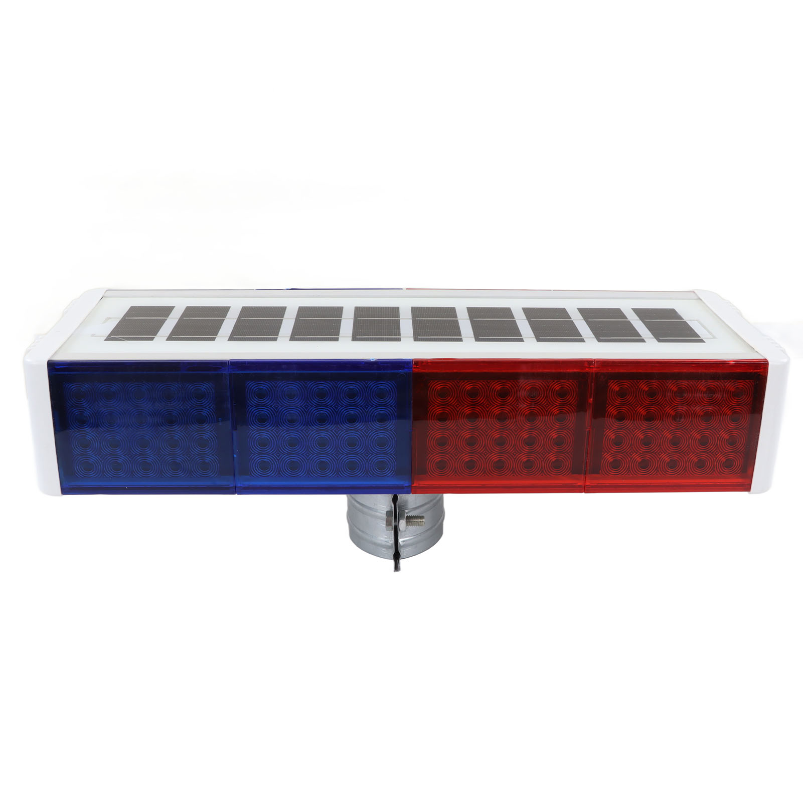 Doppelseitige Blinkende Solarlampe Mit 1800mah-akku, Led-signalleuchte Für Baustellen, Wasserdichte Sicherheitsleuchte Ip65.
