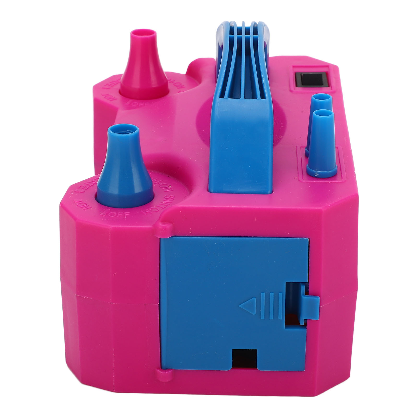 Elektrischer 600-w-ballonaufbläser, Automatische Luftpumpe Mit Doppeldüse, Aufblasgerät, Rot/rosa, Eu-stecker 220–240 V
