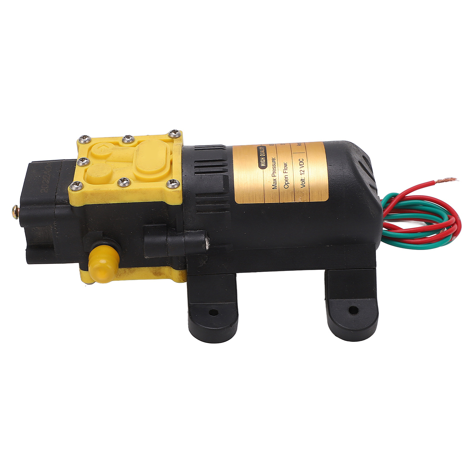2-3a Elektrische Membranpumpe Mit Niedrigem Stromverbrauch, Selbstansaugend, 12v Wasserdurchfluss Für Bewässerung, Aquarien Und Camping.