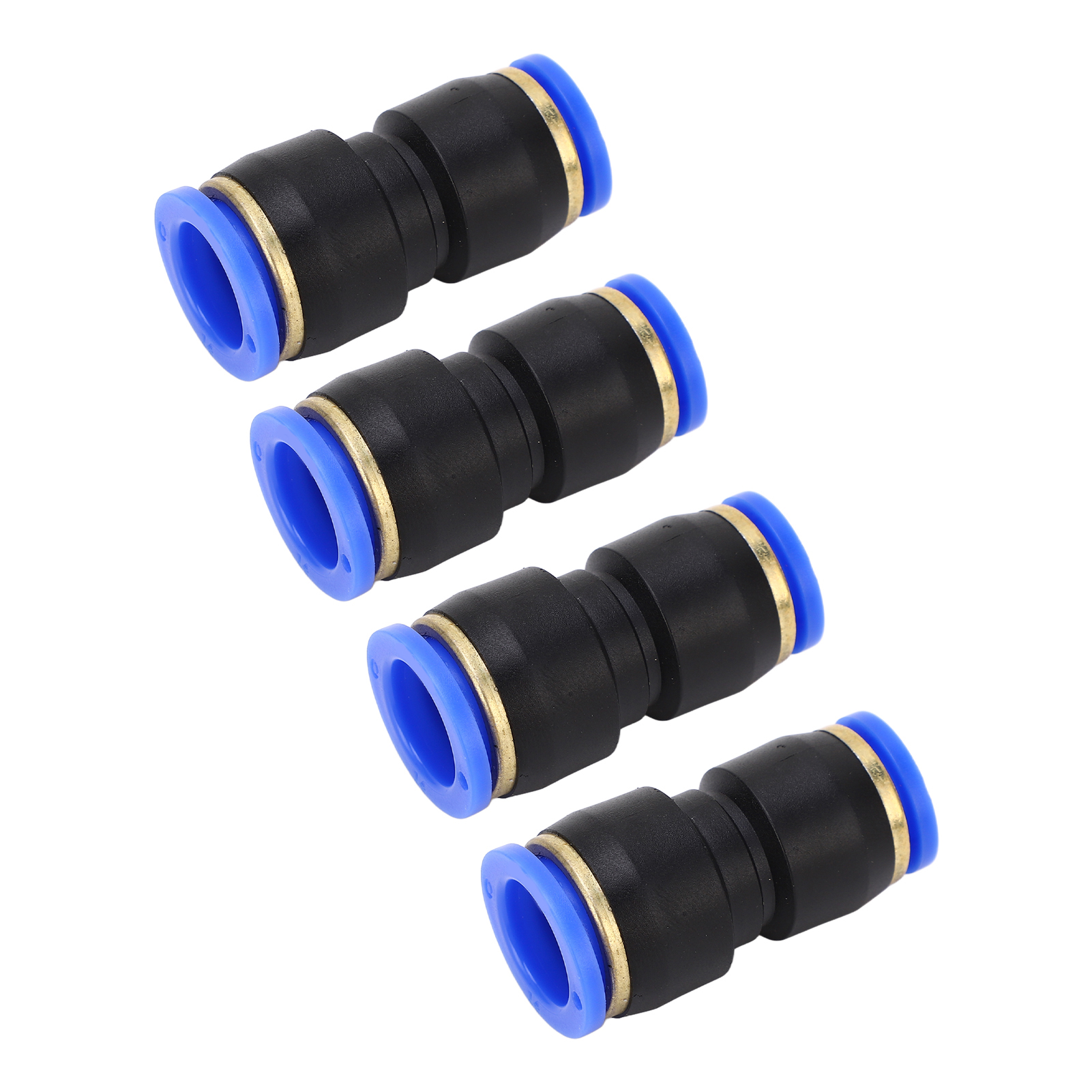 4-teiliges Schnellkupplungs-set Mit Geraden Verschraubungen 4/7 Zoll Und 2/5 Zoll, Pneumatische Schnellkupplungen Für Druckluftleitungen Und Mechanische Geräte.