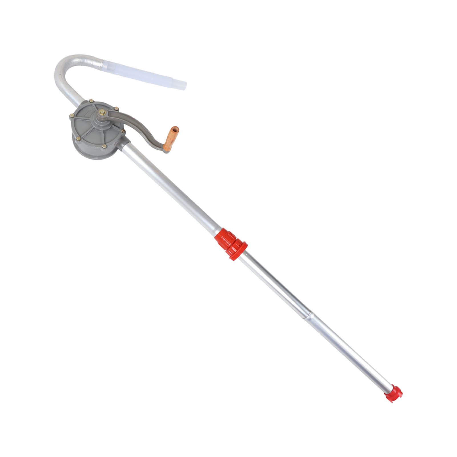 Manuelle Rotationspumpe 50 L/min Aus Aluminium, Integrierter Filter, Für Benzin Und Kerosin, Geeignet Für Fässer Und Kanister.