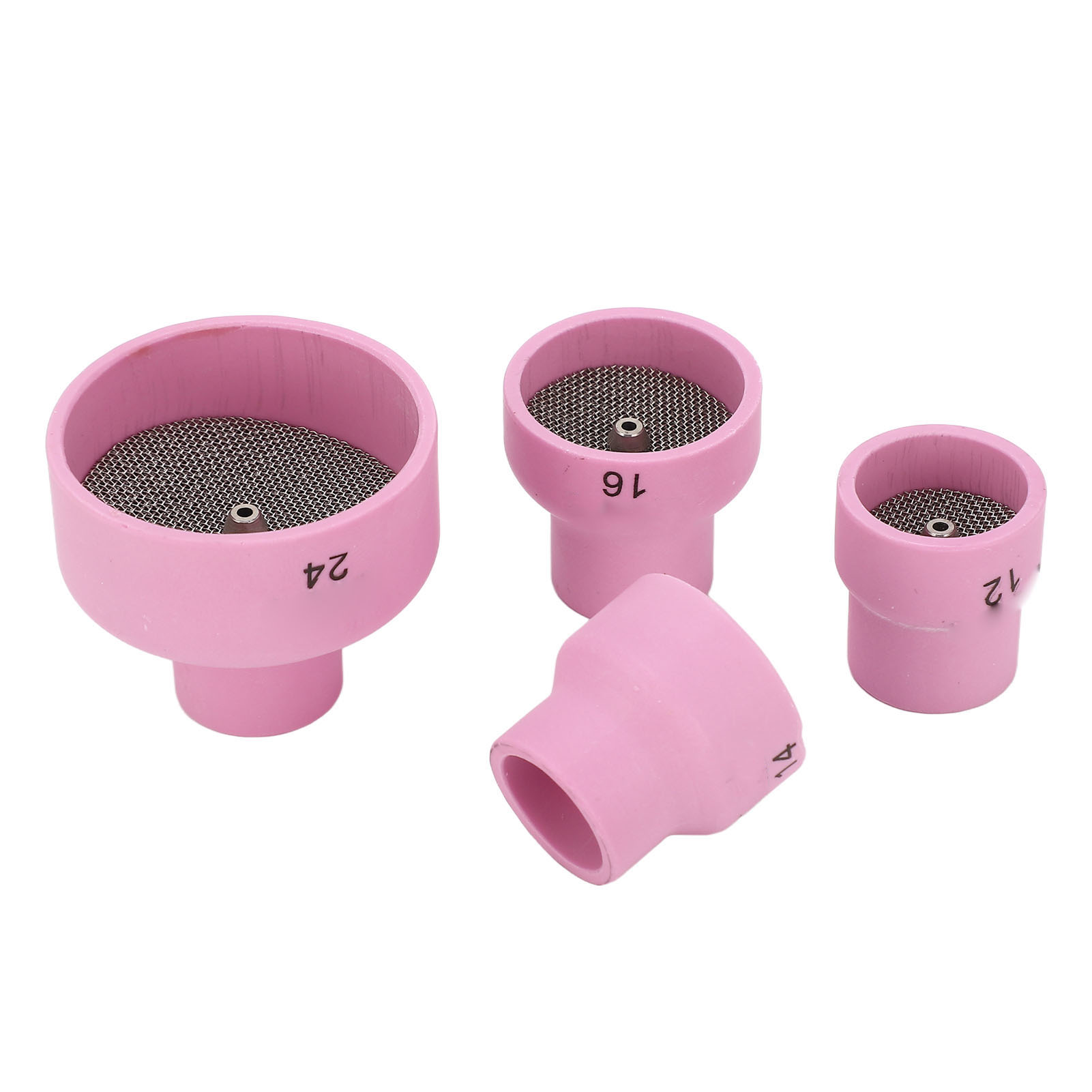 Set Aus 4 Keramik-wig-düsen 1,6 Mm Mit Edelstahlfilter Für Wp9 20 25 17 18 26 Brenner, Hitzebeständige Schweißdüsen.