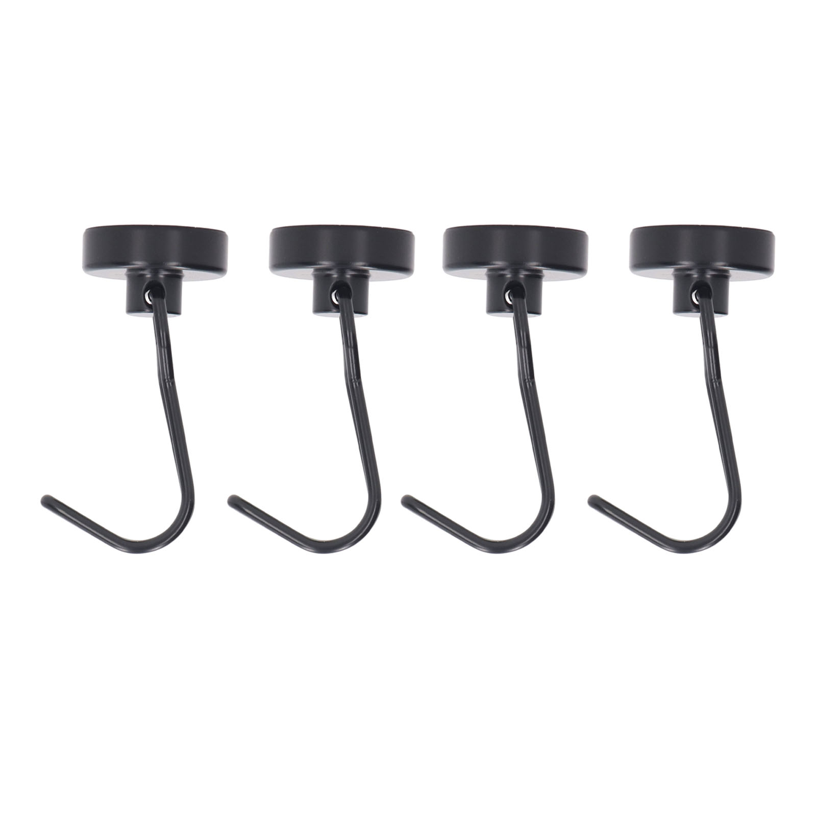 Set Mit 4 Superstarken Neodym-magnethaken Für Küche, Haushalt, Büro Und Werkstatt – Robuste Magnete Für Den Innenbereich