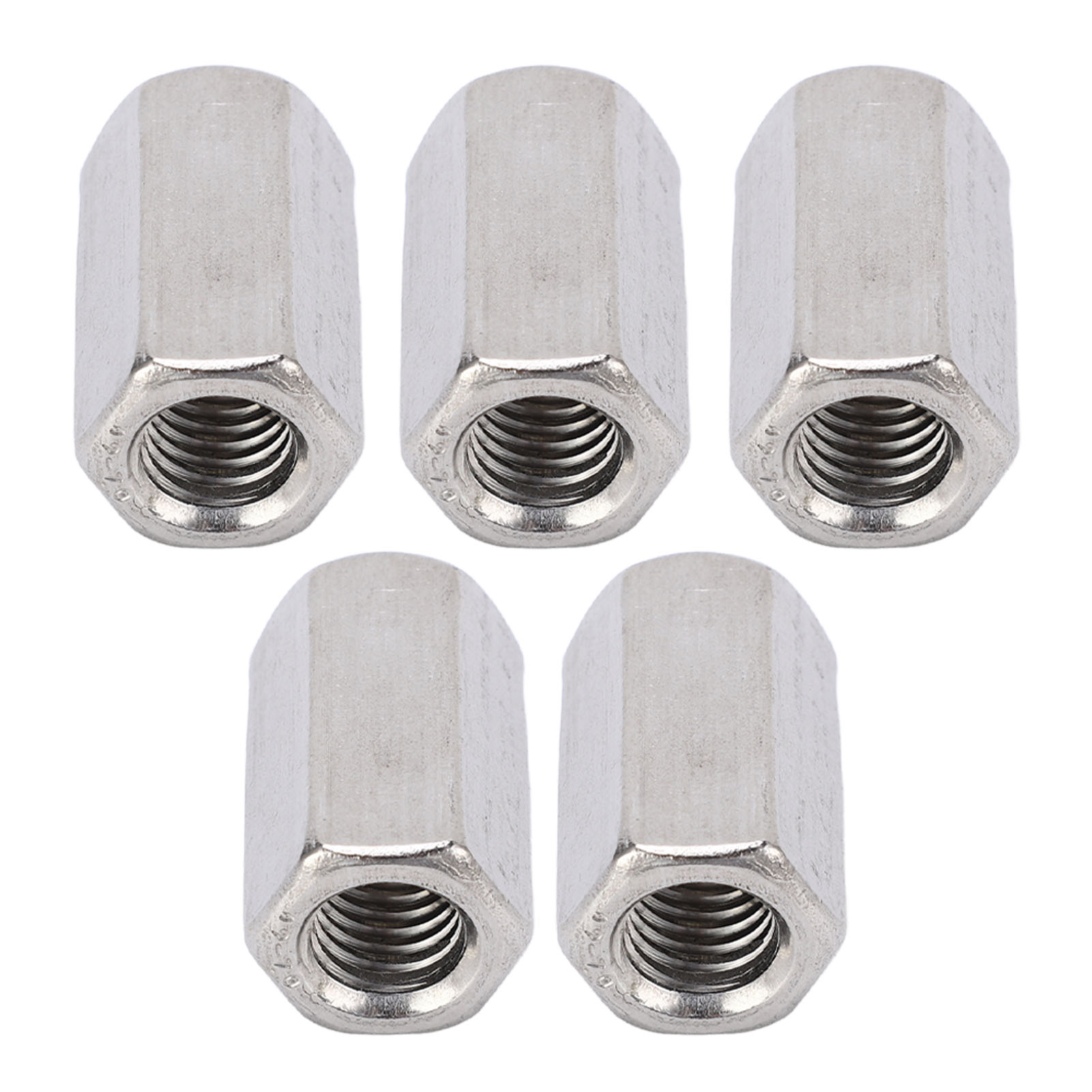 Lange Sechskant-verbindungsmutter M12 X 1,75, 5 Stück, Edelstahl, 19 Mm, L35 Mm, Zur Aufhängung Und Befestigung