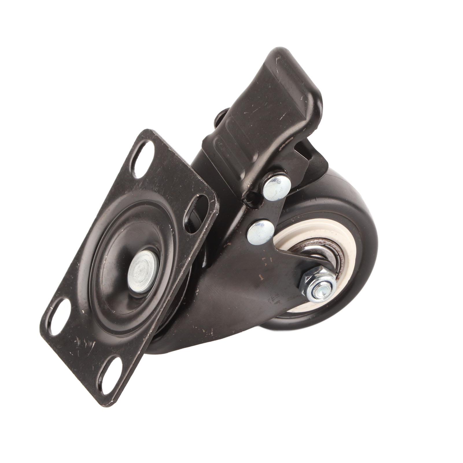 4-teiliges Rollenset, 75-mm-universalrad Mit Bremse, Geräuscharm, Verschleißfest, Doppelt Kugelgelagert, 360° Drehbar