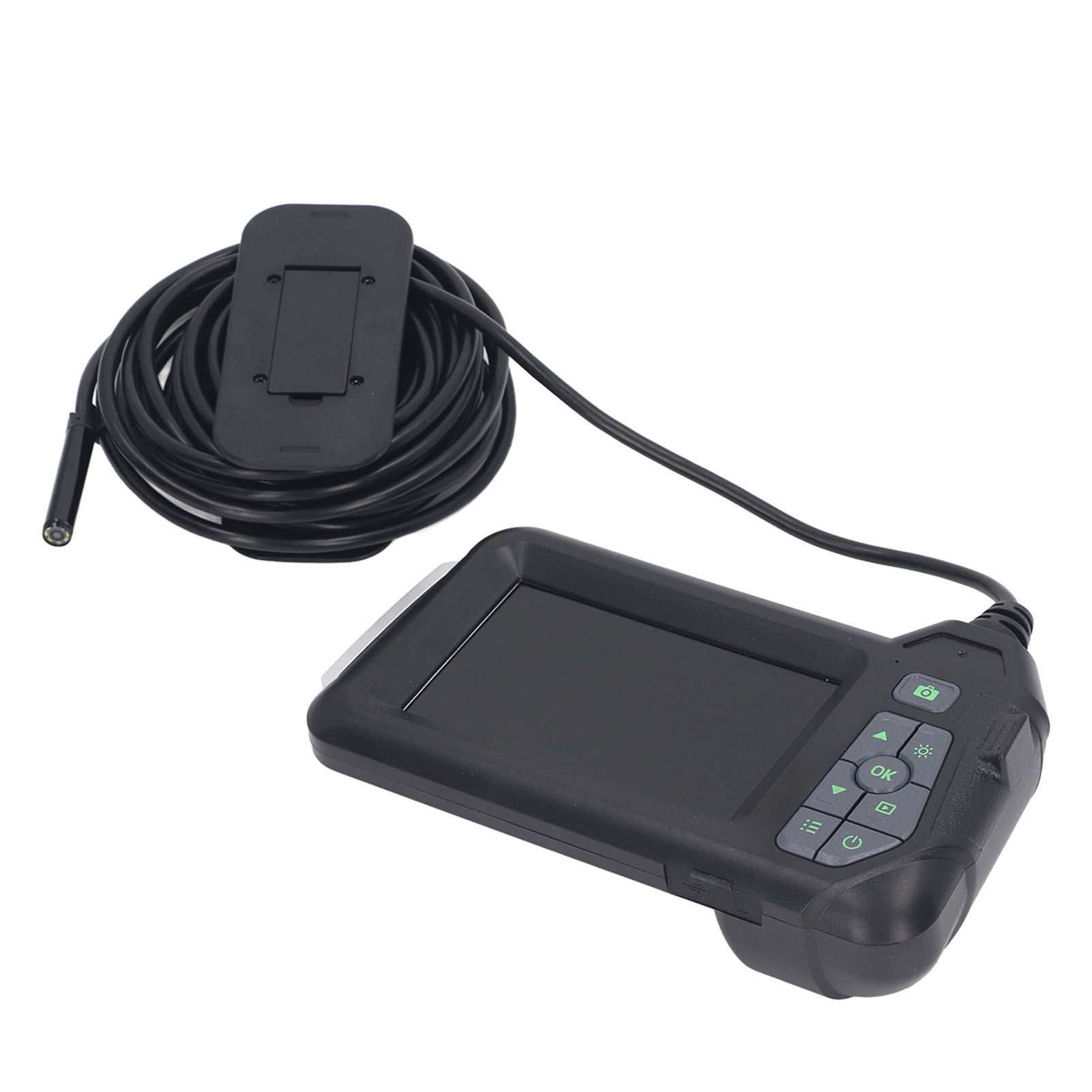 4,3-zoll-hd-1080p-led-endoskop, Ip67 Wasserdicht, Einzelne 8-mm-faltkamera Für Rohrinspektion Und Autoreparatur, 5 M Kabel