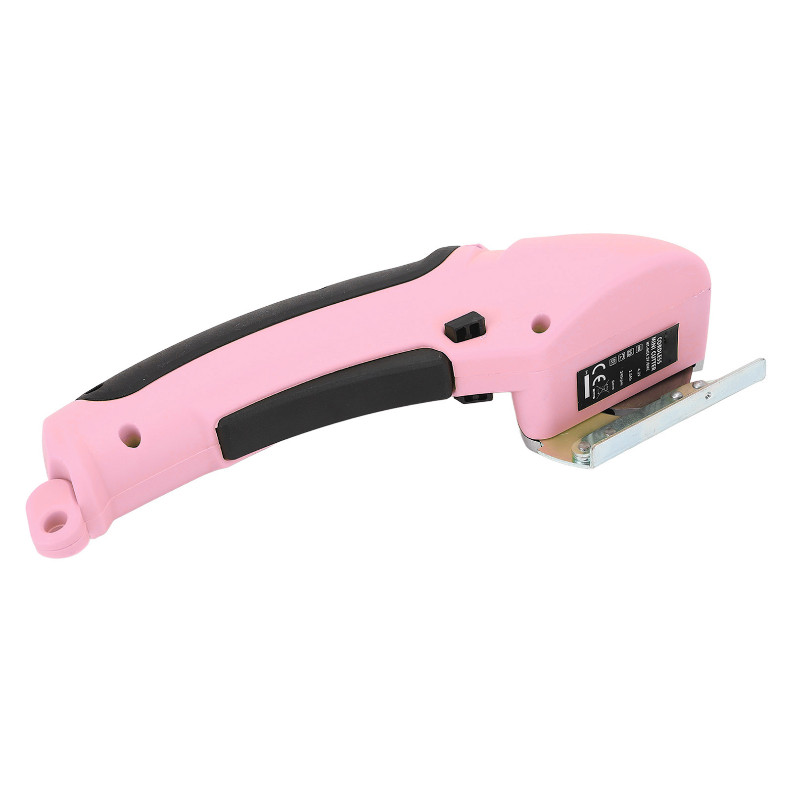 Akku-elektroschere Mit 240 U/min, Wiederaufladbarer Tragbarer Stoffschneider Für Teppiche, Schwämme, Pink – Manuelles Schneidewerkzeug