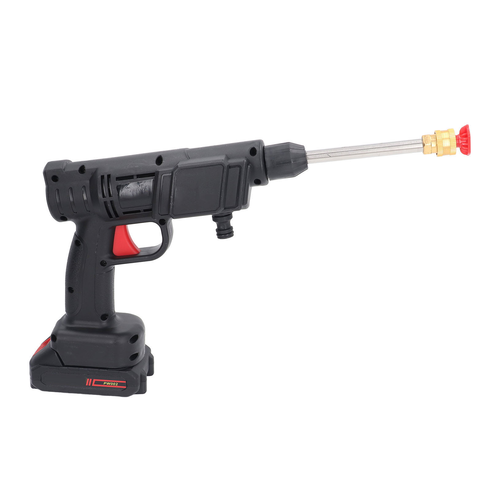 Akku-hochdruckreinigerpistole (450 Psi) Mit Sprühdüse, Lithium-akku, Elektrische Wasserpistole Für Auto- Und Gartenreinigung, 100–240 V Eu-stecker, 2-in-1