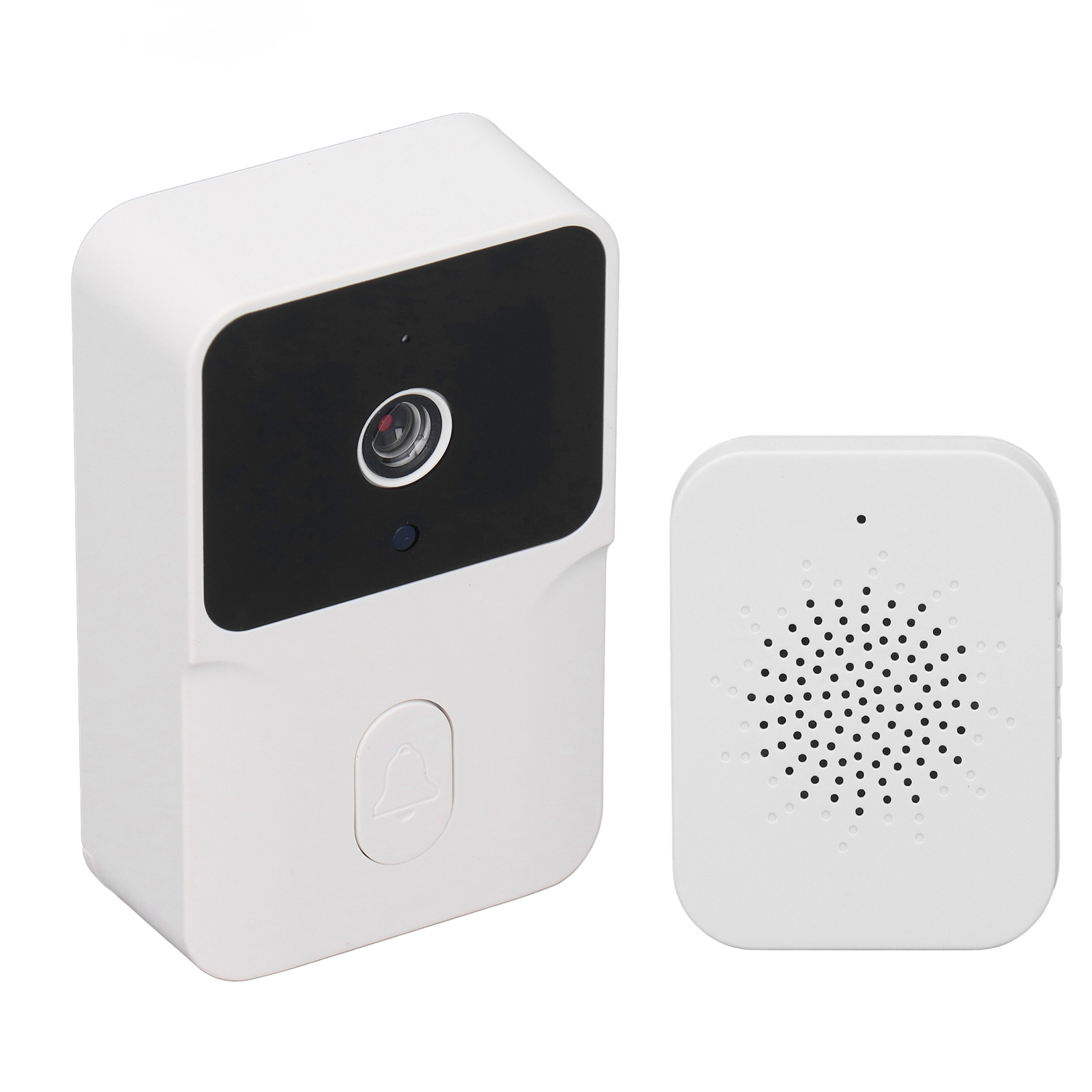M8 Drahtlose Wlan-video-türklingel Mit 480p Hd-türkamera Und Nachtsicht, Kompatibel Mit Der Tuya-app