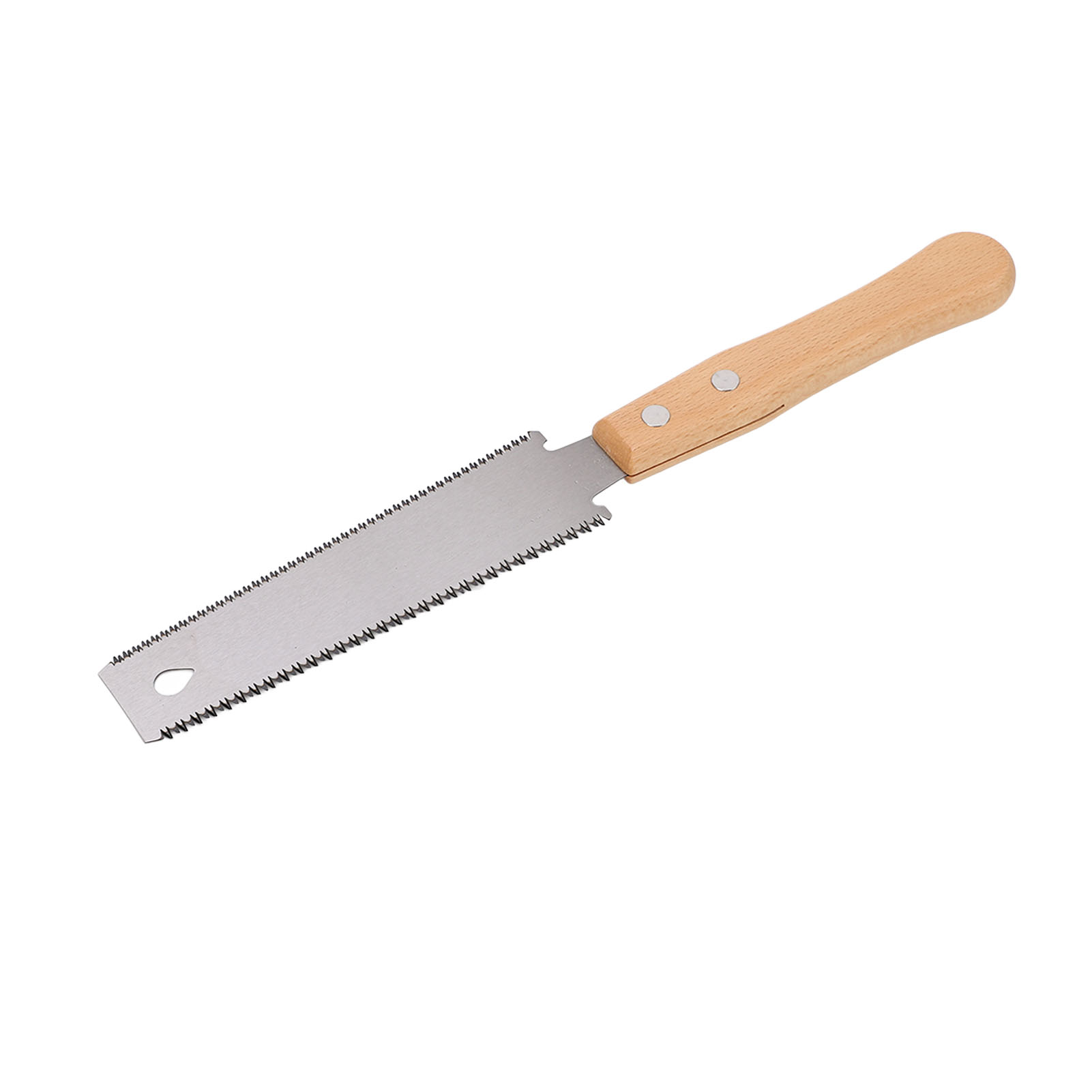 Handsäge Für Holz, Holzgriff, Doppelblatt Aus Kohlenstoffstahl, Präzisionsschneidwerkzeug Für Holzbearbeitung Und Kunsthandwerk
