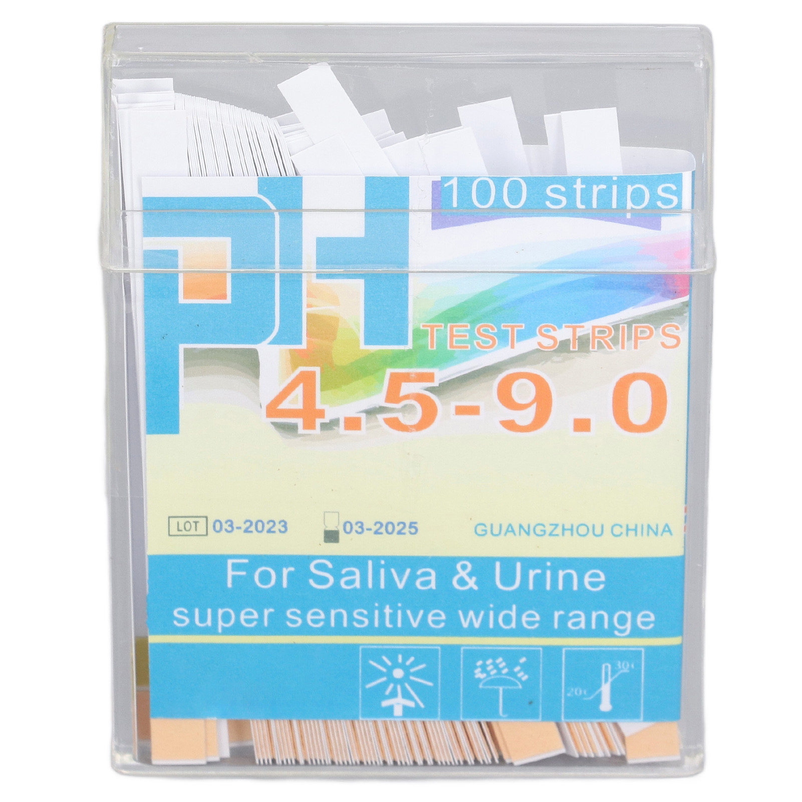Ph 4,5-9,0 X 100 Teststreifen, Genau Und Schnell, Tragbares Reagenzpapier Für Speichel, Urin Und Flüssigkeiten.
