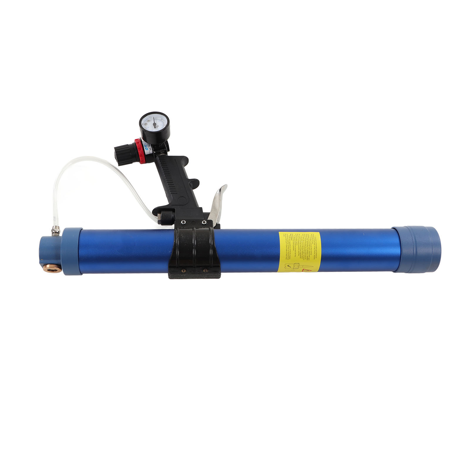 1/4-zoll-druckluft-glasklebepistole Mit Manometer, Einstellbarer Geschwindigkeit, Flexiblem Dichtmittel-verschließwerkzeug, 600 Ml Fassungsvermögen