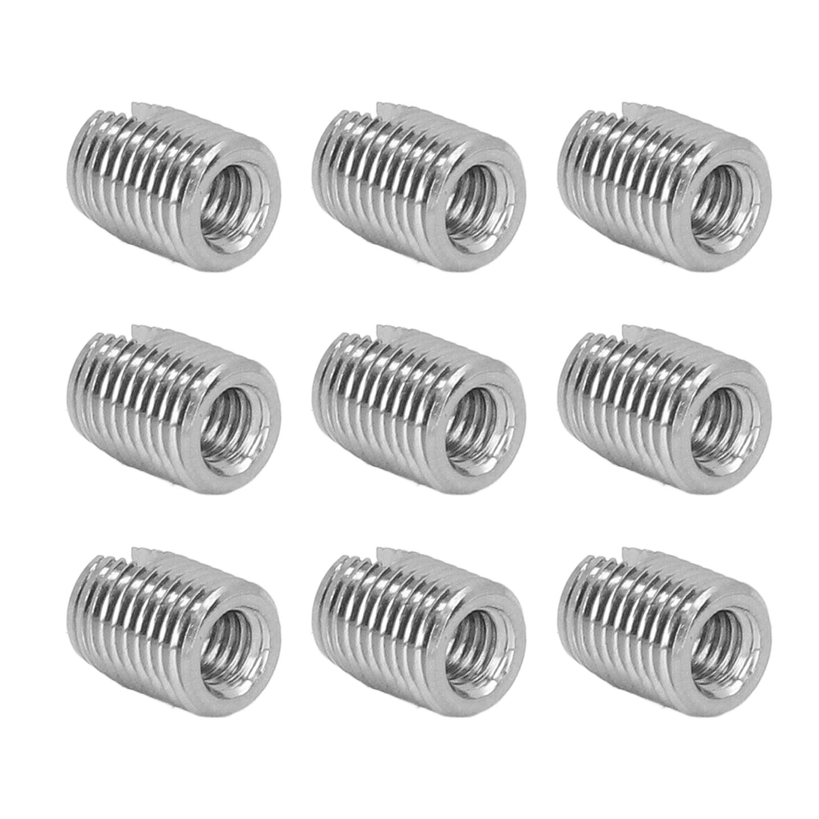 20 M4x0,7 Außengewindeeinsätze, M6,5x0,75 Innengewinde, 8 Mm Länge, Einschraubbuchsen Für Holz Und Metall, Packung Mit 20 Stück.