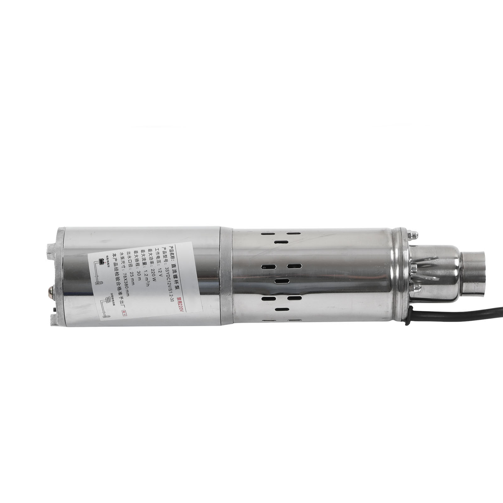 220w Wasserdichte, Korrosionsbeständige Solar-tauchpumpe Dc12v, Gartenbewässerungsbrunnen, Bürstenloser Motor, Hohe Fördermenge.
