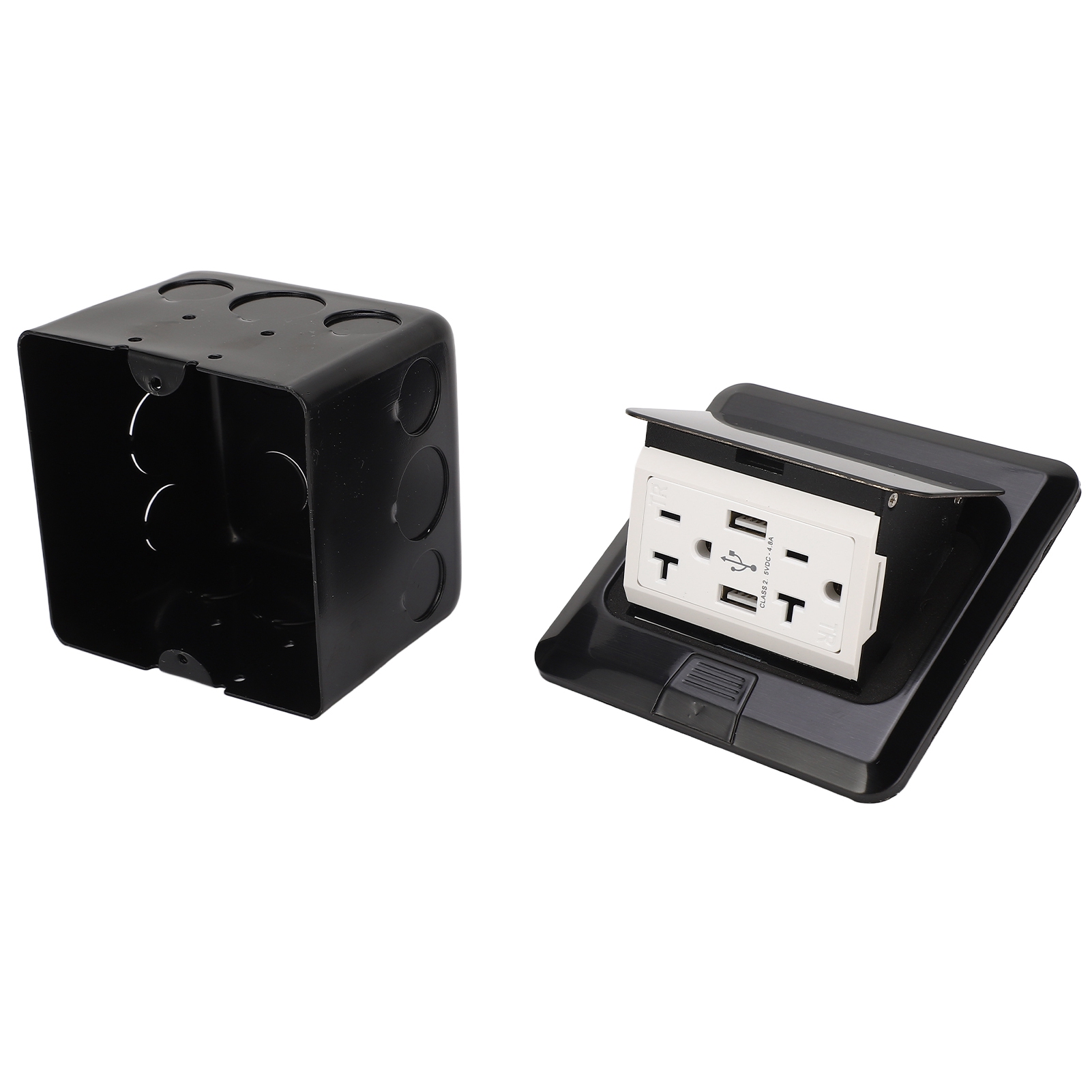 20-a-tischsteckdosenleiste Mit 3 Steckdosen Und 2 Usb-anschlüssen, Tischanschlussdose, Us-standard 125 V Wechselstrom
